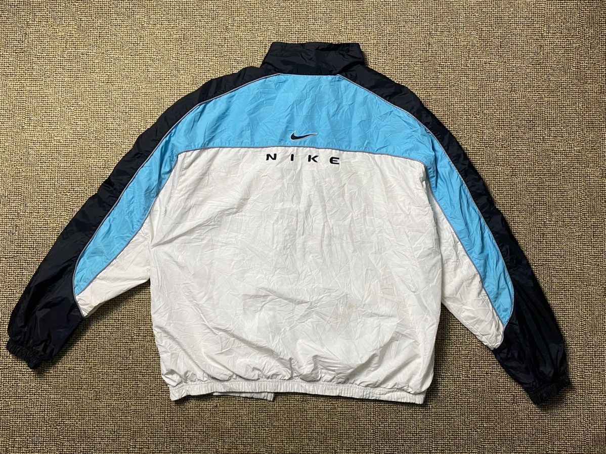 Nike × Vintage Vintage 2000s Nike Big Logo Nylon Zipper Jacket Size US M / EU 48-50 / 2 - 5 Thumbnail