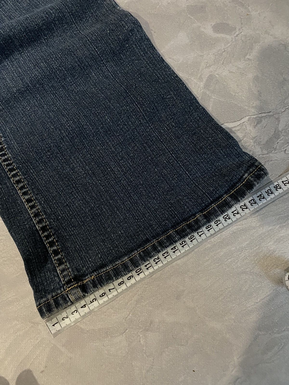 Japanese Brand Gothic Flared Dark Japanese Grunge Jean 90s Size US 30 / EU 46 - 4 Thumbnail