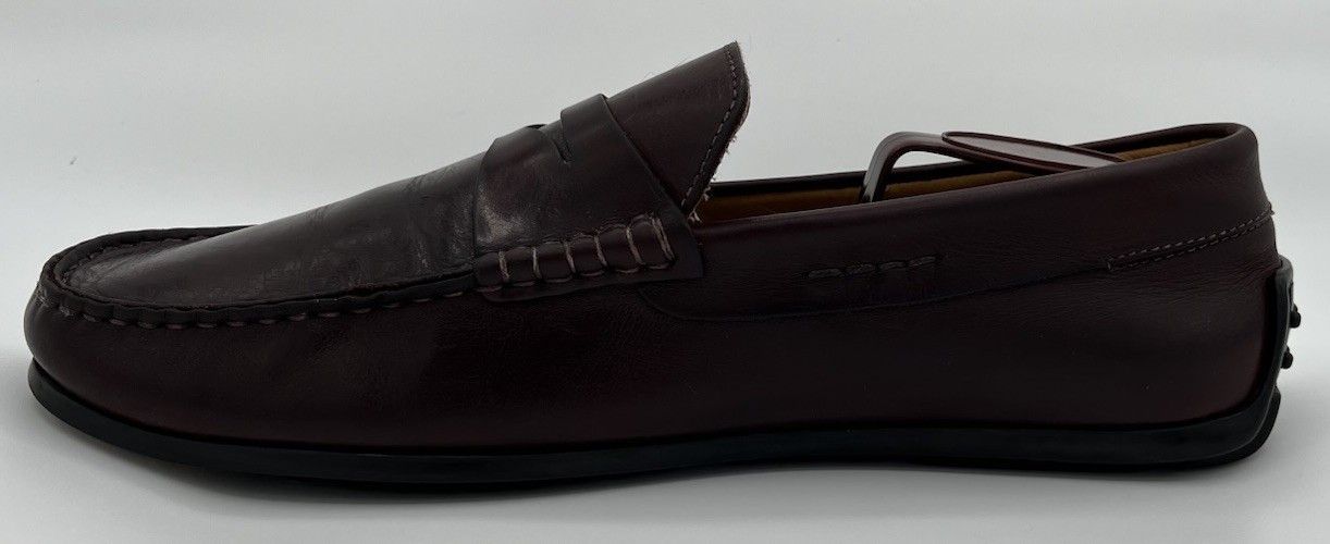 Zelli Zelli Monza Italian Calfskin Burgundy Driver Loafers Size 10 Size US 10 / EU 43 - 5 Thumbnail