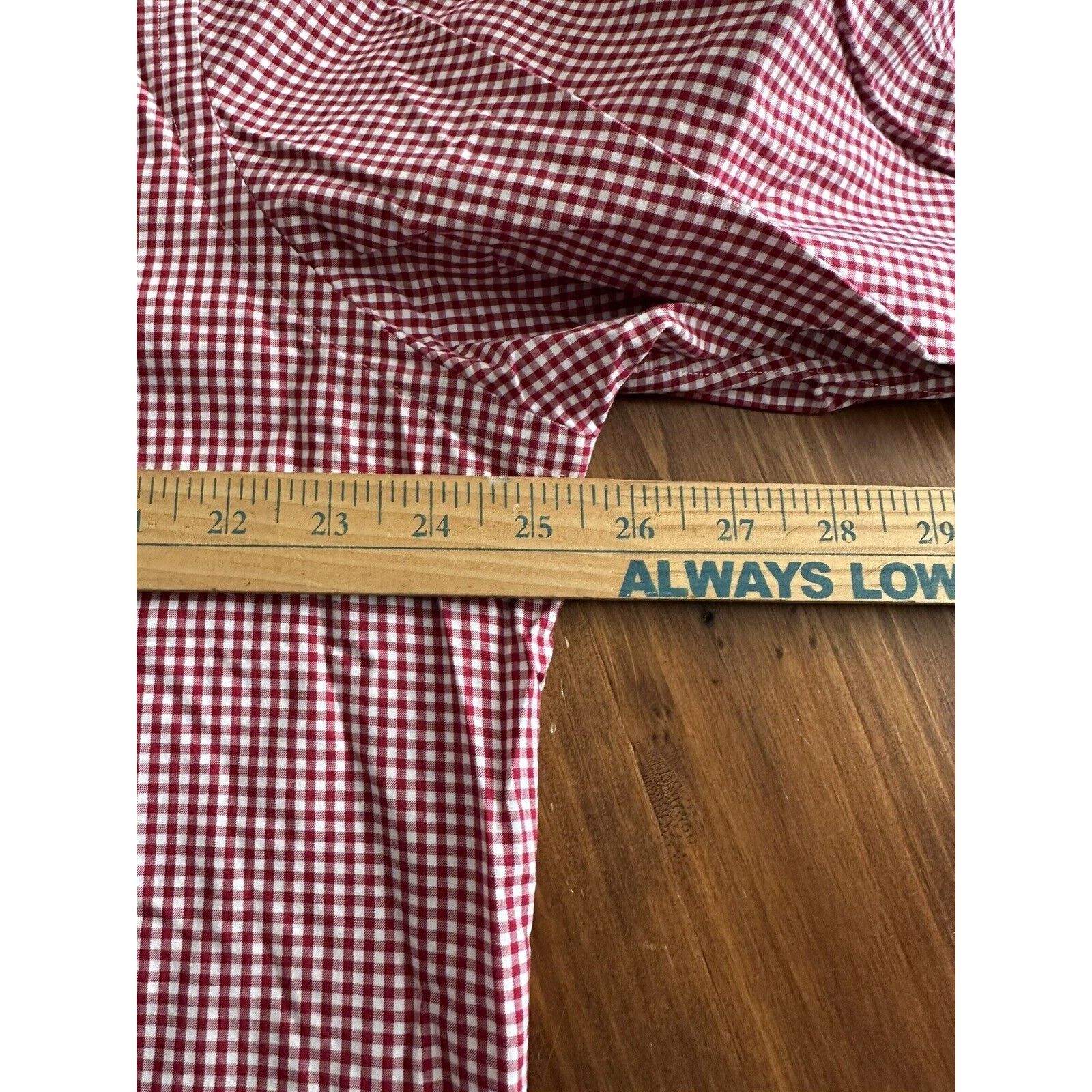 Ralph Lauren Ralph Lauren VINTAGE, Button Up XL Red/White Check Navy Pony Size US XL / EU 56 / 4 - 7 Thumbnail