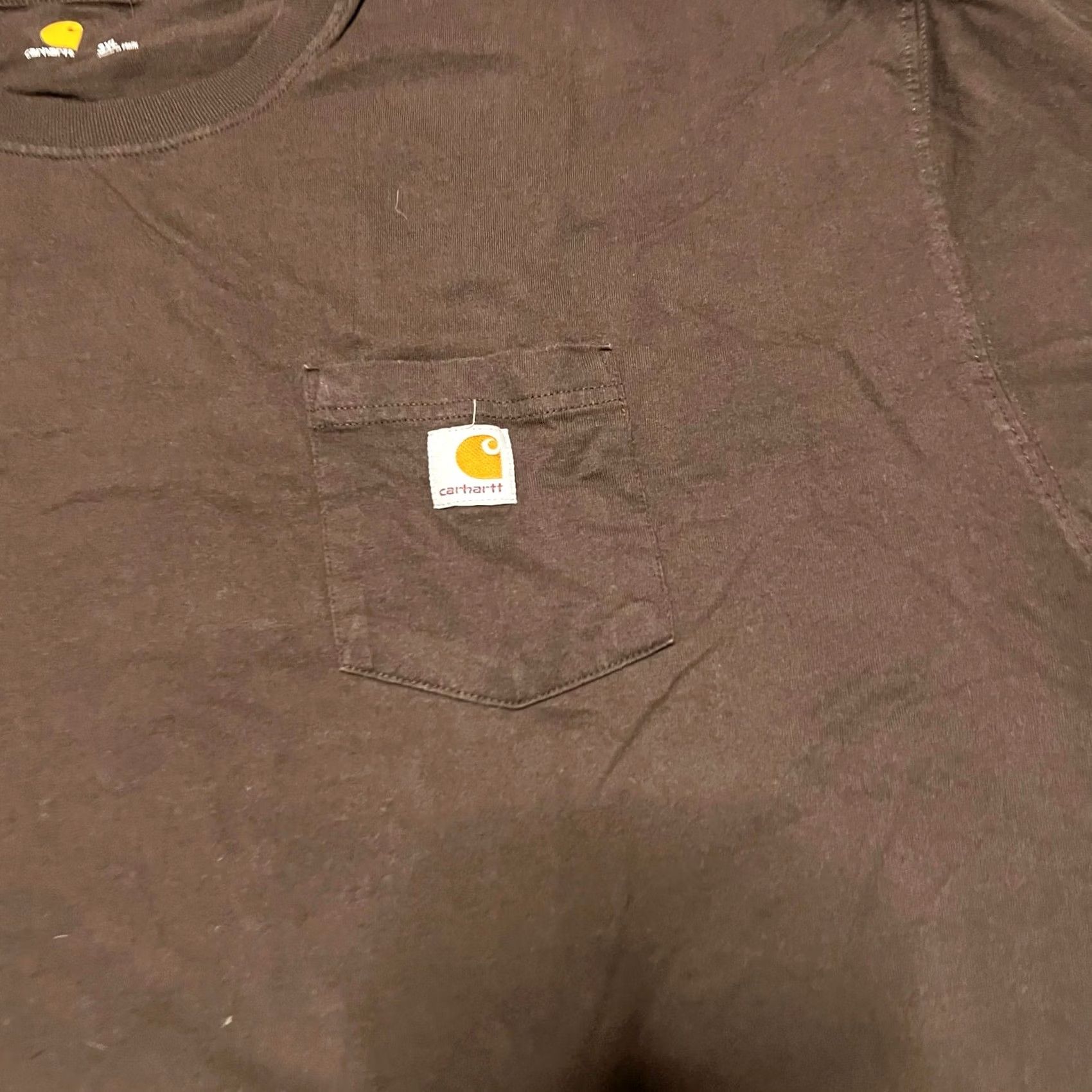 Carhartt Carhartt Shirt Mens 3XL Brown Pocket Tee Short Sleeve Size US XXL / EU 58 / 5 - 2 Thumbnail