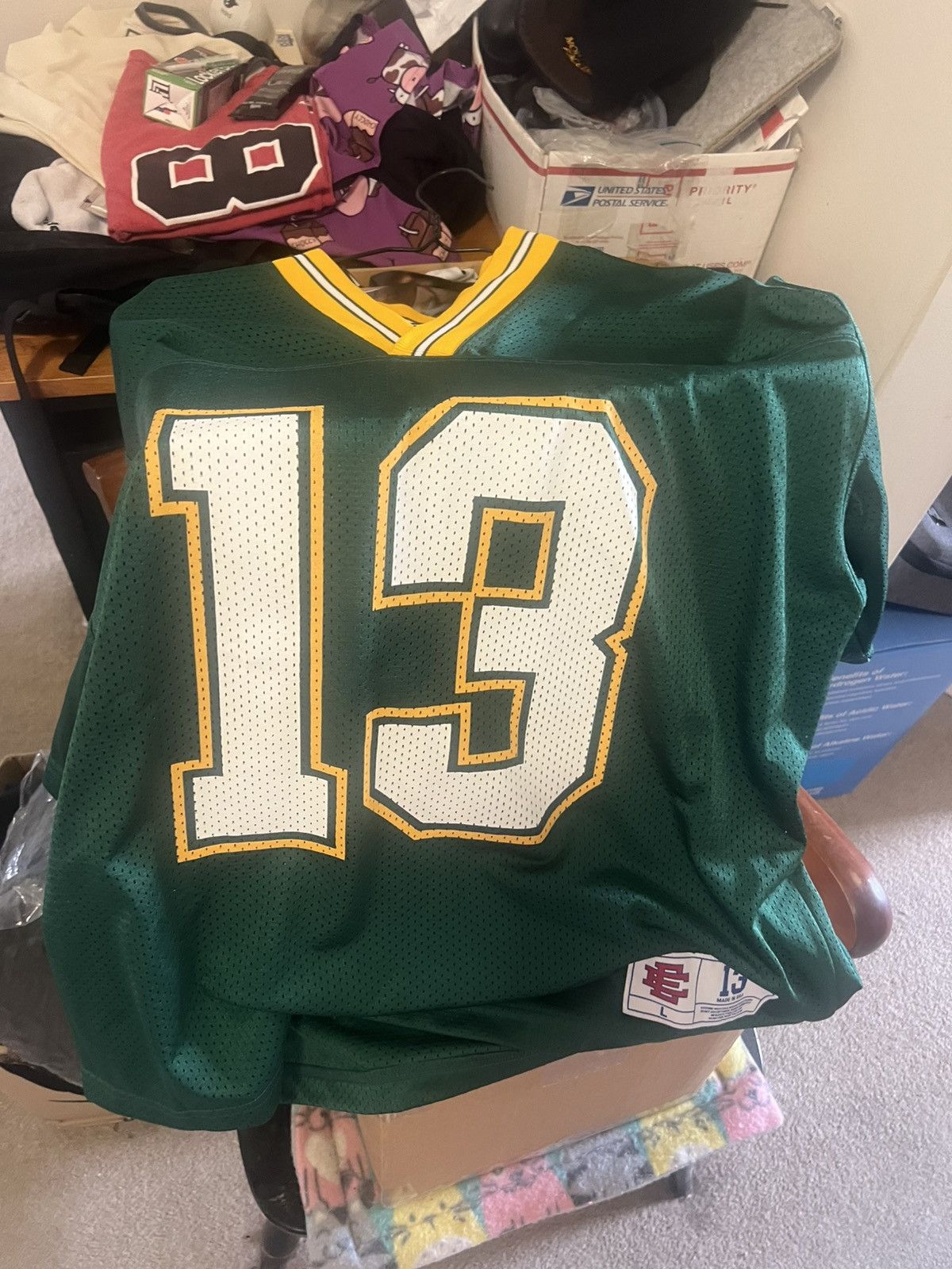 Eric Emanuel Eric Emanuel EE Miami football jersey green & yellow large Size US L / EU 52-54 / 3 - 3 Thumbnail