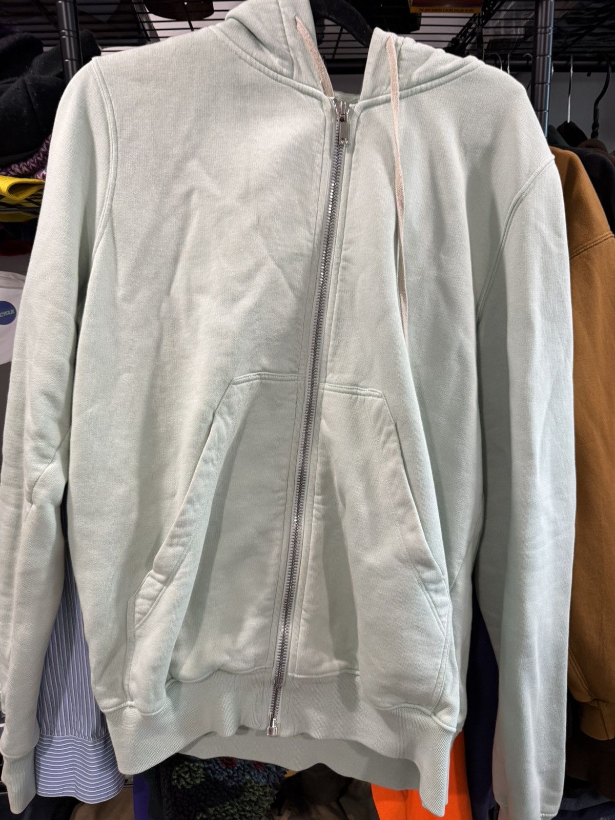 Rick Owen’s zip-up hoodie