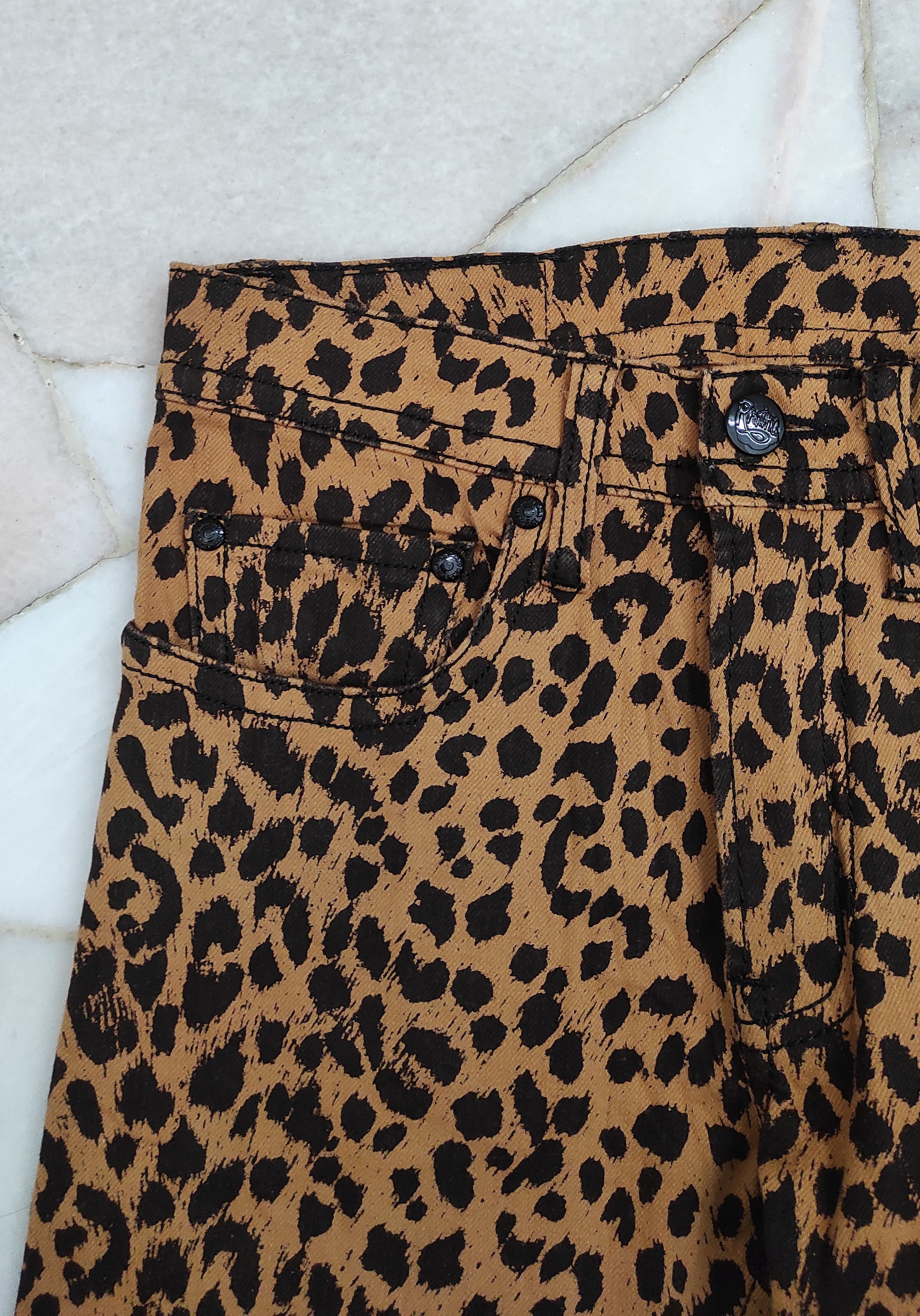 Japanese Brand Fw2000 RNA Japan X Foxy band leopard Print skinny jeans Size 27" / US 4 / IT 40 - 9 Thumbnail