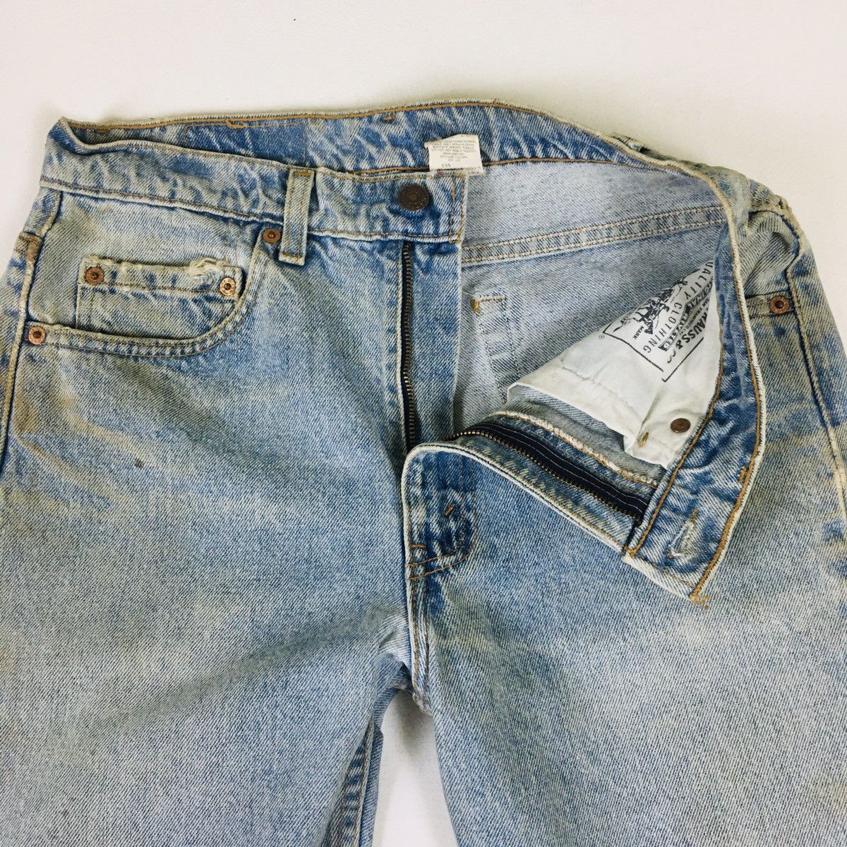 Levi's Vintage 90s Levi’s 505 Regular Fit Straight Leg Size US 32 / EU 48 - 9 Thumbnail