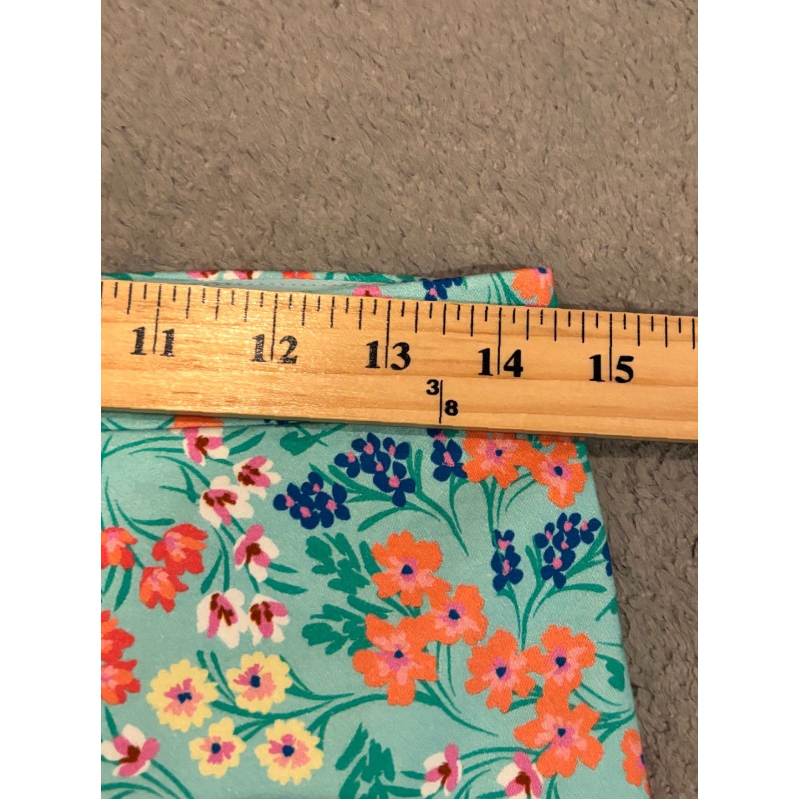 J.Crew VINTAGE: No - (excluded) J.CREW Pencil Skirt Womens 4 Turquoise Floral Straight Modest Midi Casual Summer Blue Floral Size 27" / US 4 / IT 40 - 3 Thumbnail