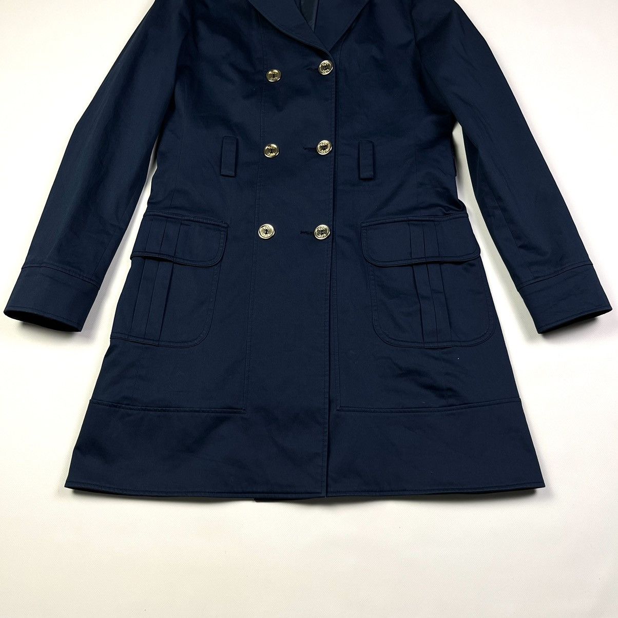 Versace × Versace Jeans Couture × Vintage Versace Jeans Couture Vintage Blue Classic Coat Size L / US 10 / IT 46 - 3 Thumbnail