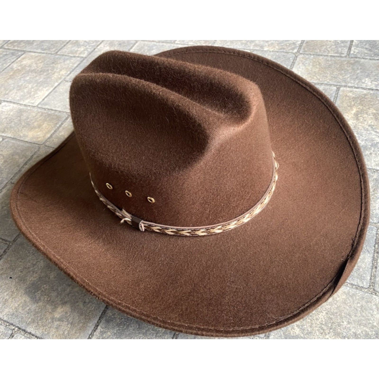Pigalle Pigalle Cowboy Hat L/XL Unisex Adults Brown Made In Mexico Western 7X XXXXXX 7X Cowboy Hat Mens Womens Girls Boys Size ONE SIZE - 2 Thumbnail