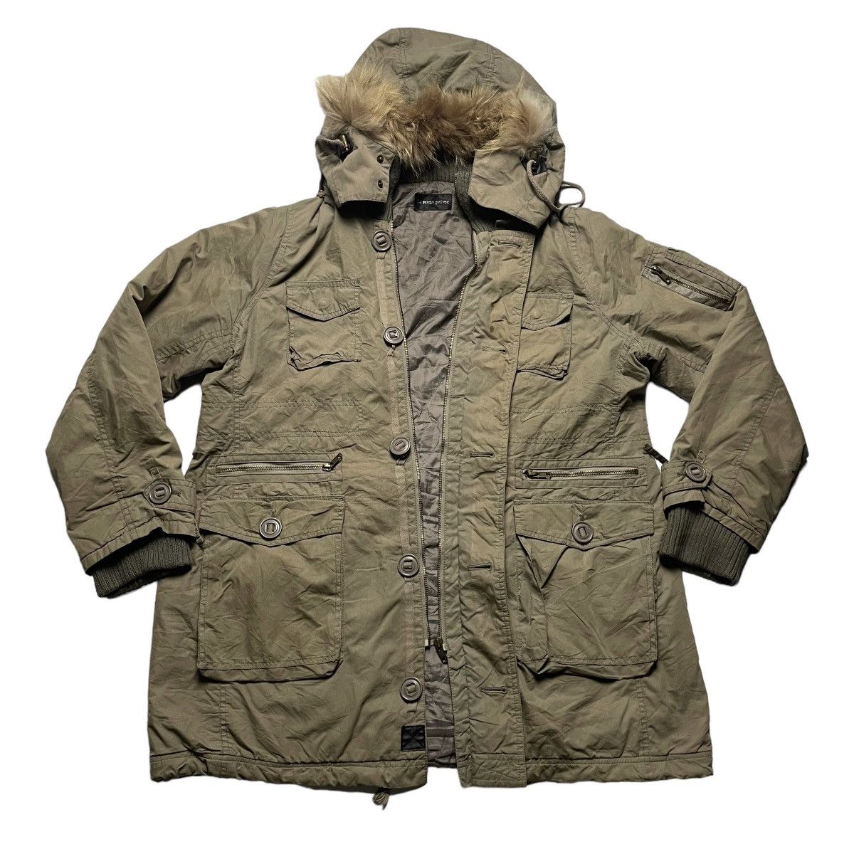 If Six Was Nine 🇯🇵 LA SCENE PRIVEE MULTIPOCKET SHERPA HOODED JACKET Size US XL / EU 56 / 4 - 8 Thumbnail