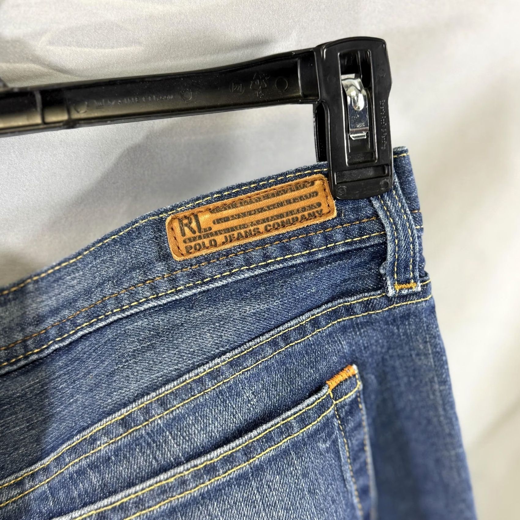 Vintage Polo Jeans Co. Jeans Womens 12 Regular Blue Stretch Denim Kelly Jean Classic Jeans Women's 12 Regular Blue Stretch Denim Kelly Jean Classic Size 34" / US 12 / IT 48 - 3 Thumbnail