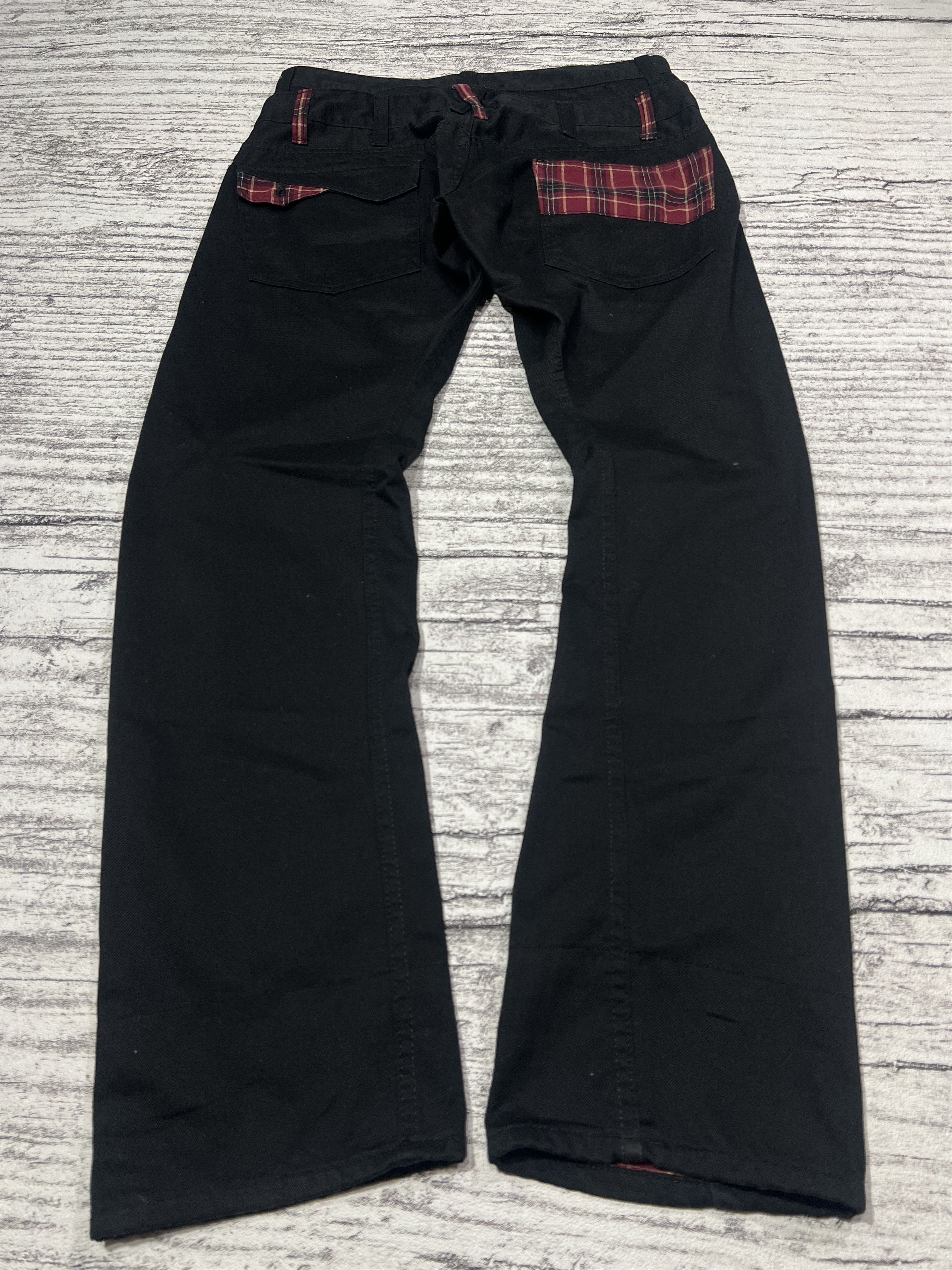 Japanese Brand 2000s Hysteric Double Waist Plaid Bootcut y2k Lgb Ifsix Size US 32 / EU 48 - 2 Thumbnail