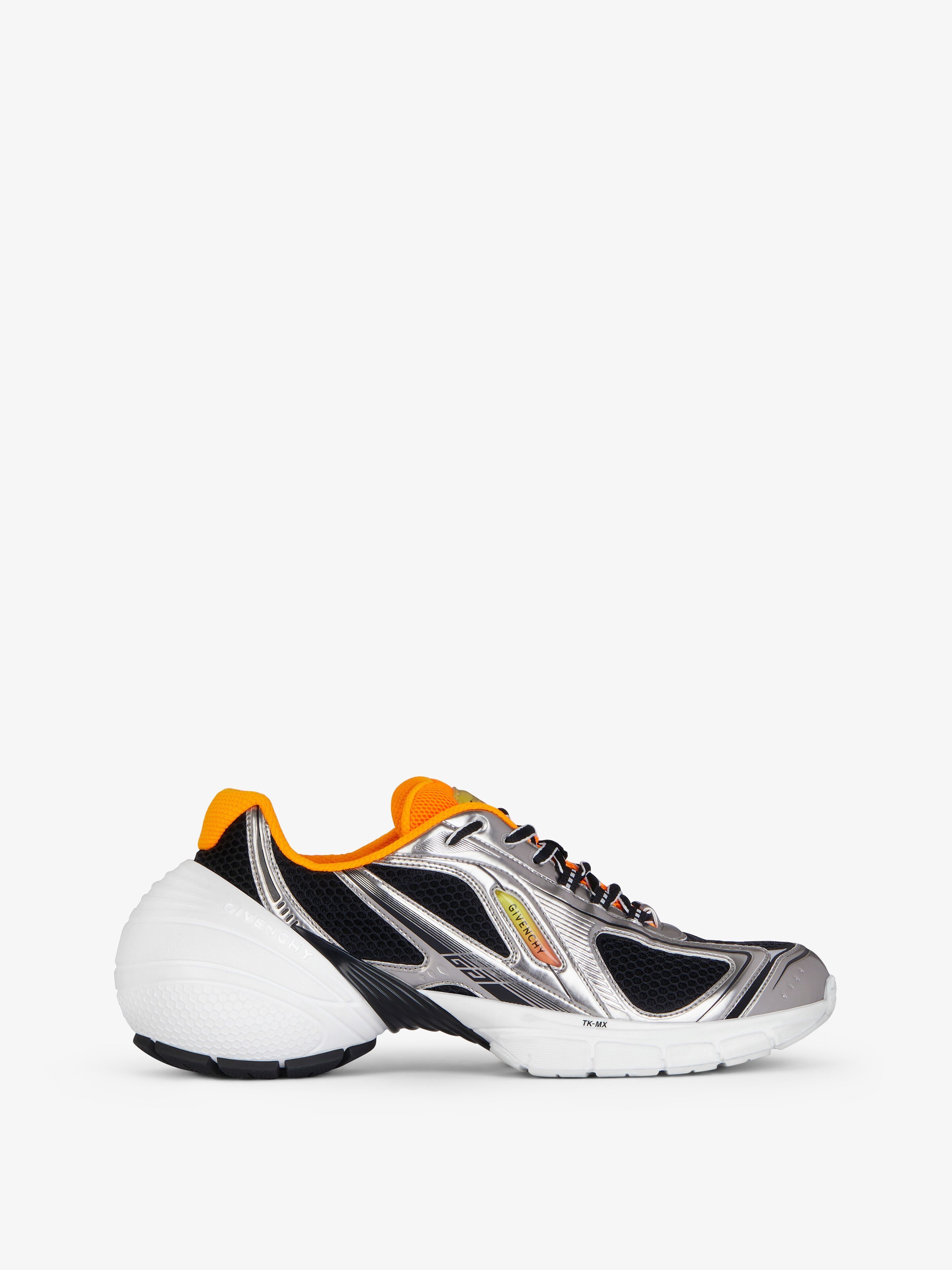 Givenchy TK-MX RUNNER Sneakers in Mesh and Synthetic Leather Black/Silver Size US 9 / EU 42 - 1 Thumbnail