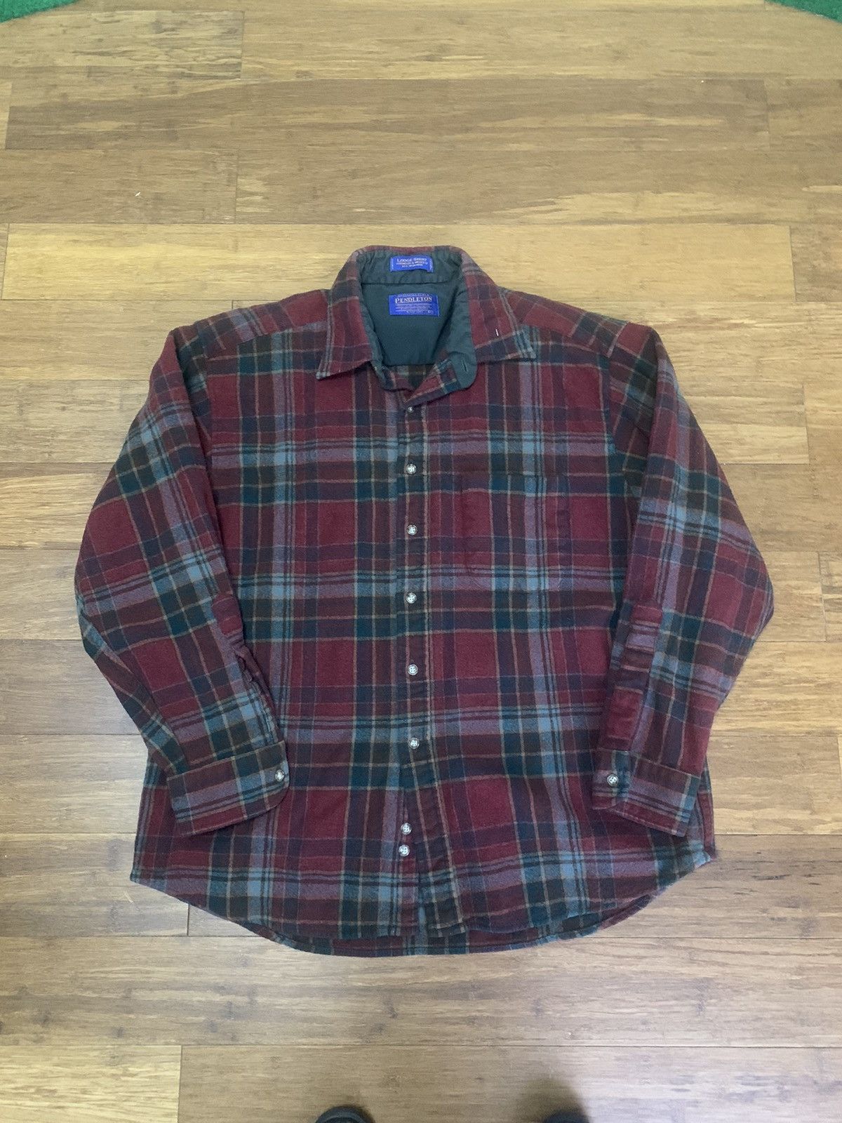 Pendleton × Vintage Vintage Pendleton Lodge Shirt Plaid Button Up Size US XL / EU 56 / 4 - 1 Thumbnail