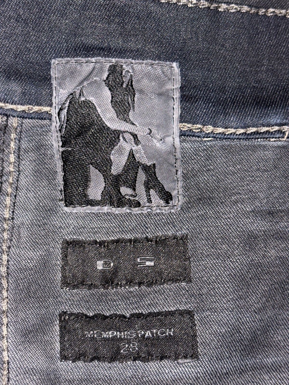 Rick Owens Drkshdw 28 SS14 Rick Owens Vicious Black Mineral Memphis waxed jeans Size US 28 / EU 44 - 3 Thumbnail