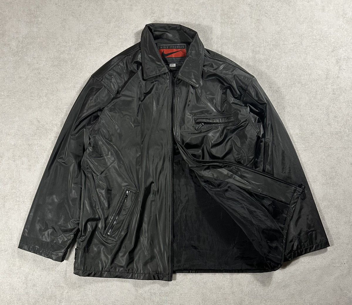 Nike Nike Premier Vintage Zip Jacket Leather Look Size US XL / EU 56 / 4 - 9 Thumbnail