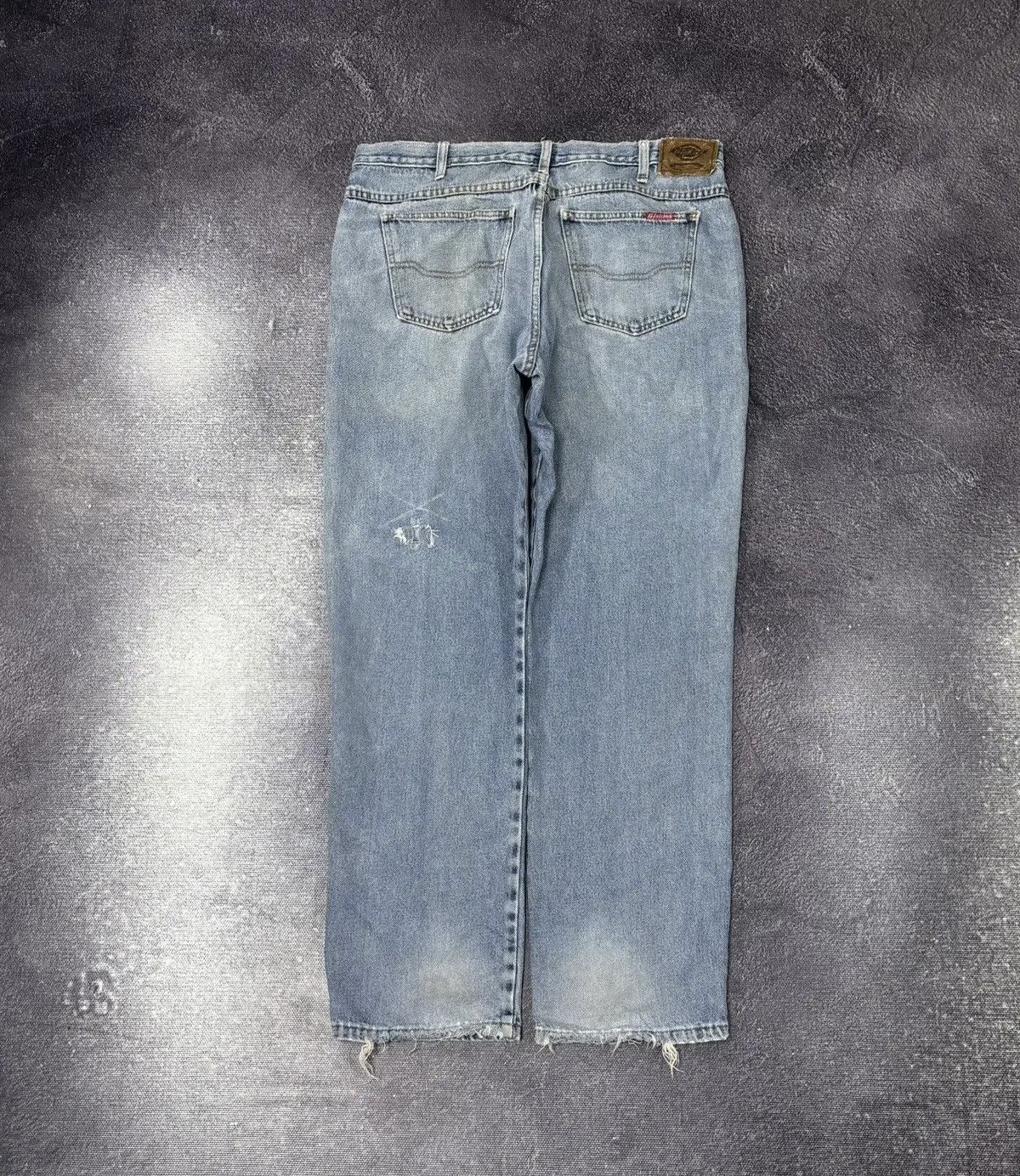 Dickies × Vintage Vintage Dickies Y2K Light Blue Workwear Denim Baggy Jeans Size US 38 / EU 54 - 1 Thumbnail