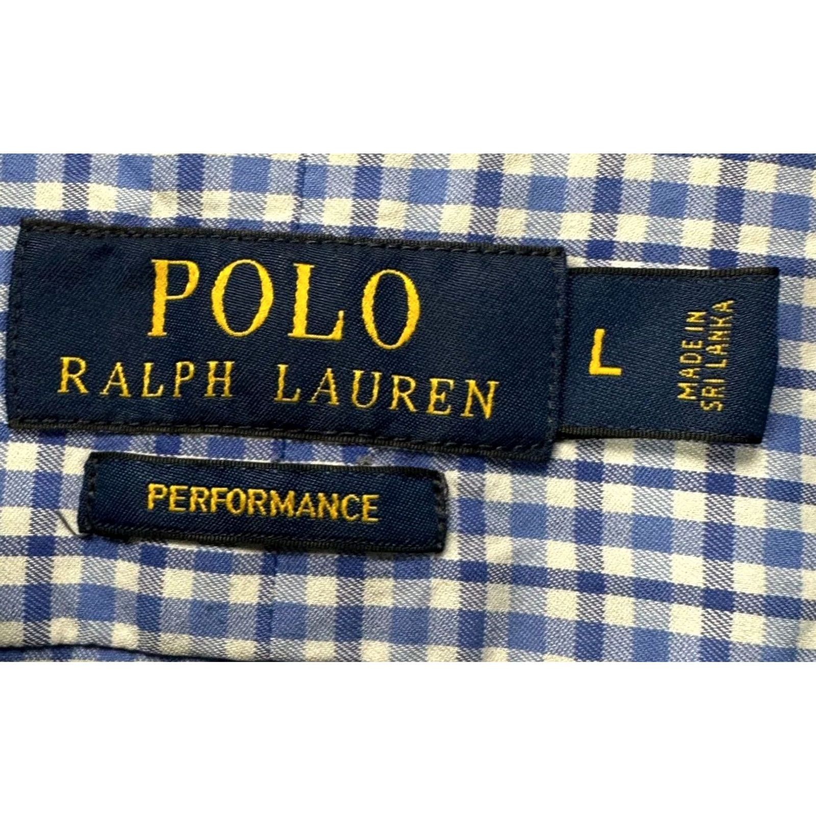 Polo Ralph Lauren Polo Ralph Lauren Shirt Mens Large Blue Performance Nylon Blend Button Up Pony Size US L / EU 52-54 / 3 - 5 Thumbnail
