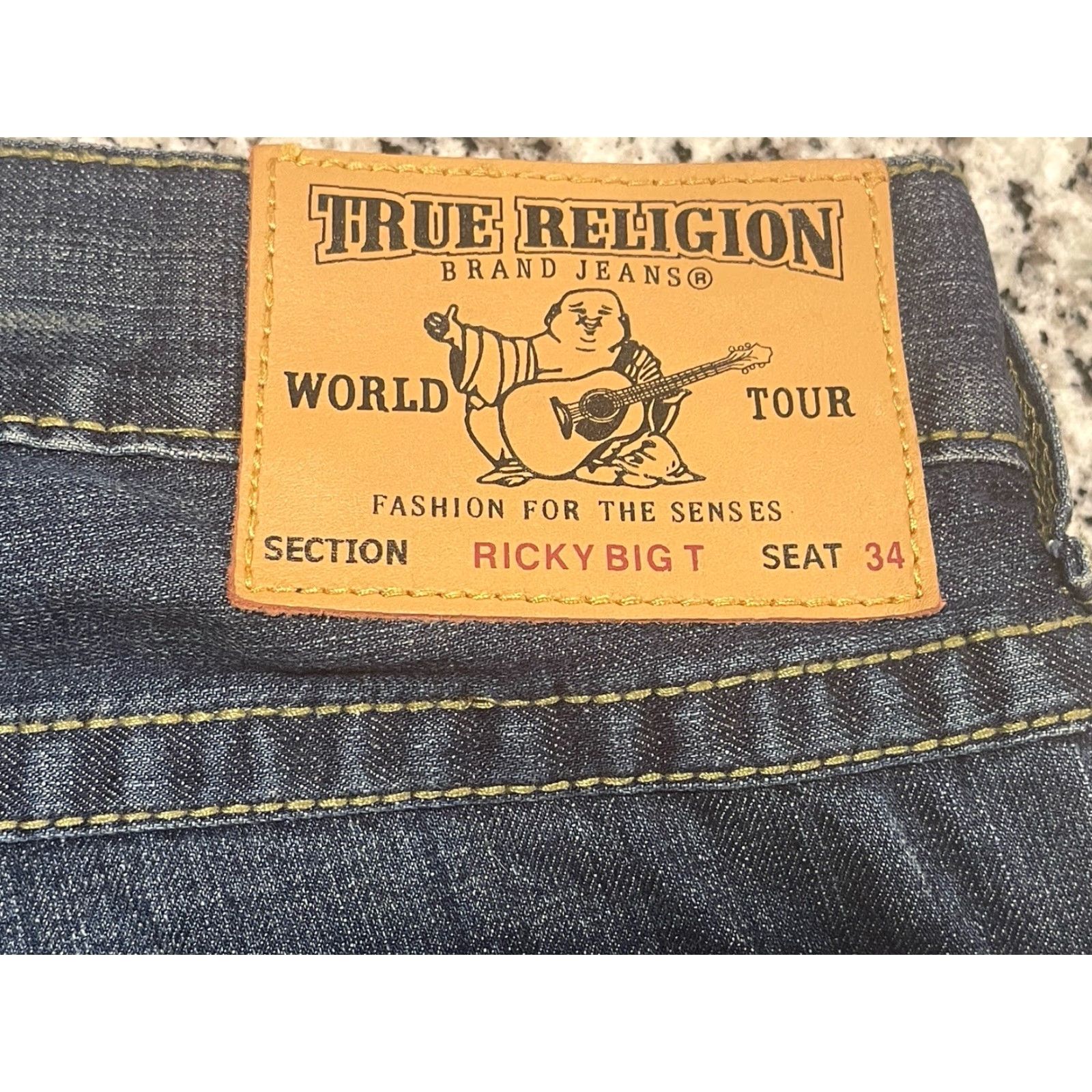 True Religion VINTAGE True Religion Jeans Men 38x34 Denim Bootcut USA Flap Pockets 90s Size US 38 / EU 54 - 7 Thumbnail
