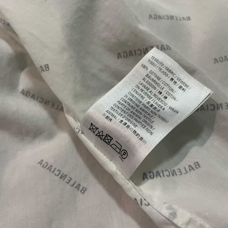 Balenciaga Balenciaga Micro-label full printed Logo long sleeve shirt Size US XXS / EU 40 - 7 Thumbnail