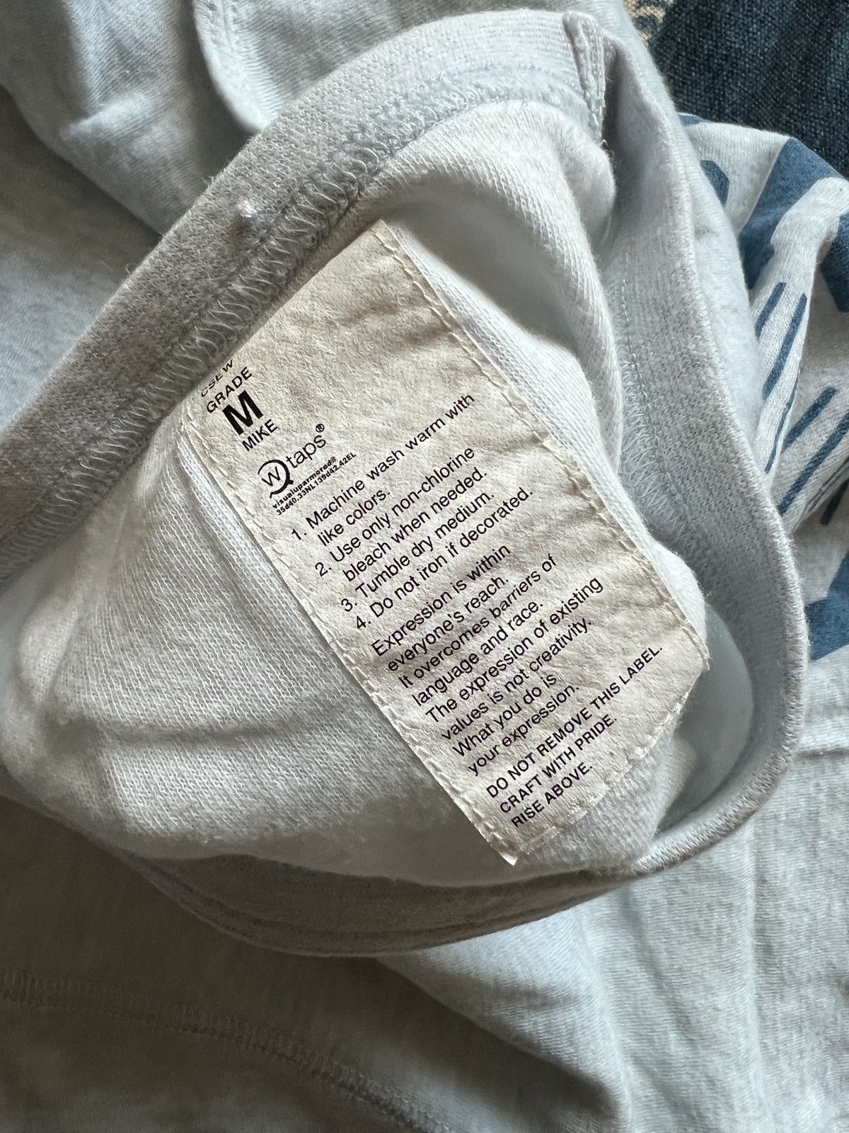 Wtaps Wtaps Rise Above Ringer Tee 2008ss Size US M / EU 48-50 / 2 - 10 Thumbnail