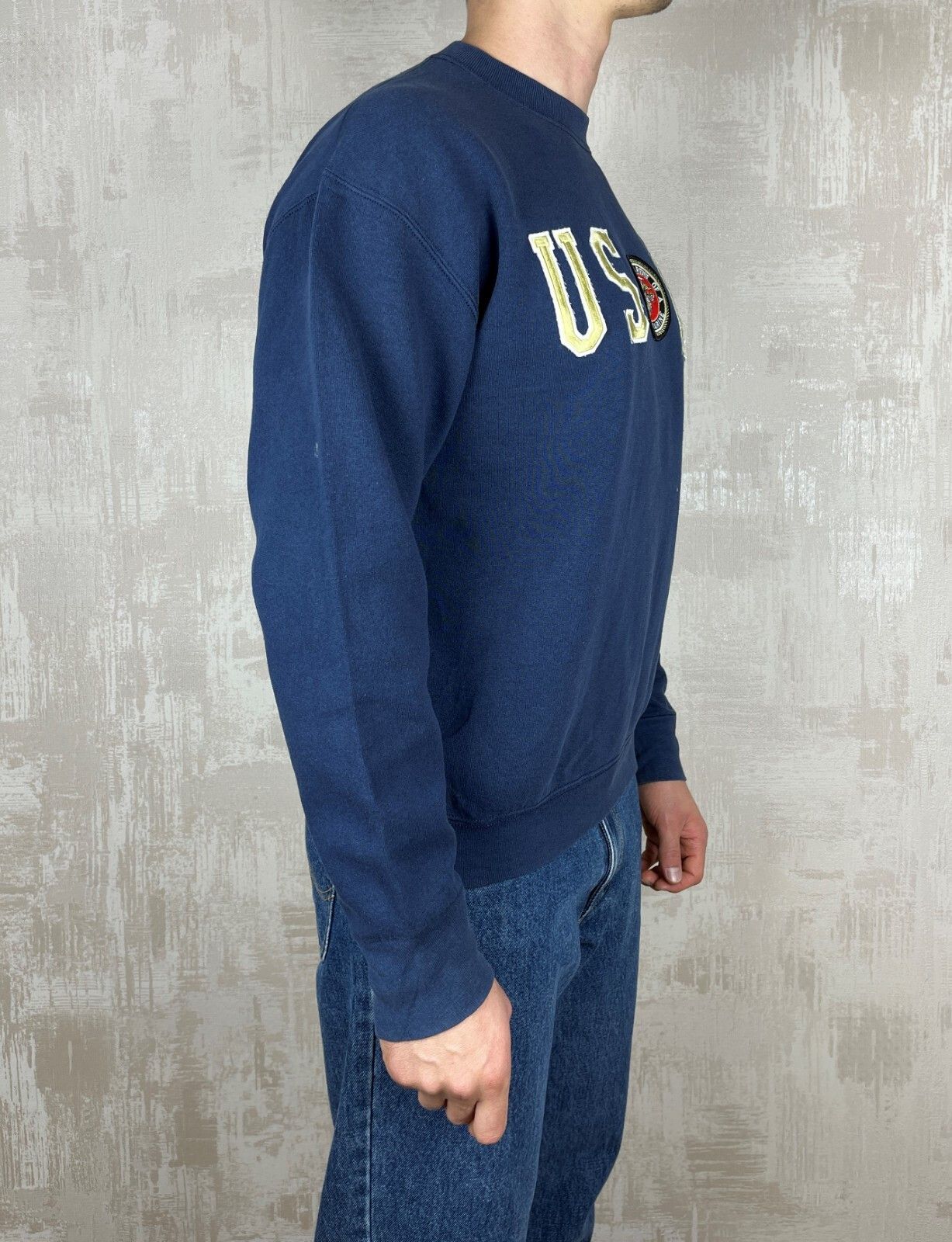 Other 90s USMC Proud Parent US Marine Corps Vintage Sweatshirt Size US L / EU 52-54 / 3 - 7 Thumbnail