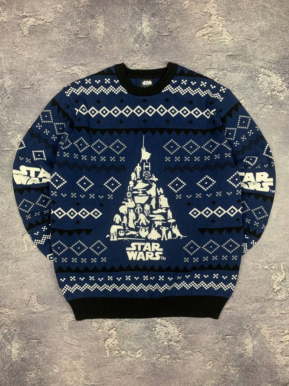 Star Wars Star Wars Blue Holiday Sweater Size L – Cotton – Classic Size US L / EU 52-54 / 3 - 1 Thumbnail