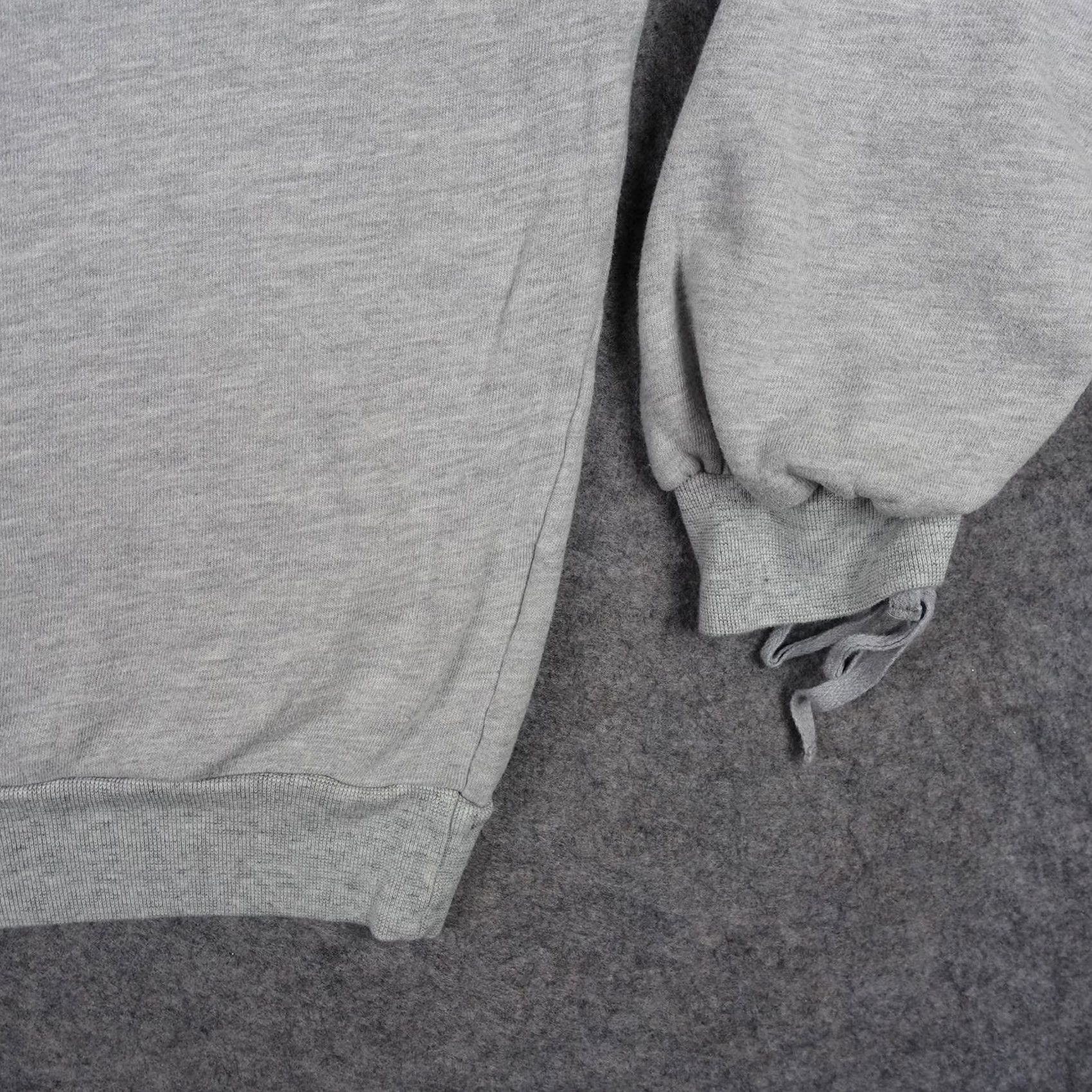 Vintage AG Adriano Goldschmied Sweatshirt Womens L Gray Balloon Sleeve Fleece Cozy Pullover Crew Neck Size L / US 10 / IT 46 - 3 Thumbnail