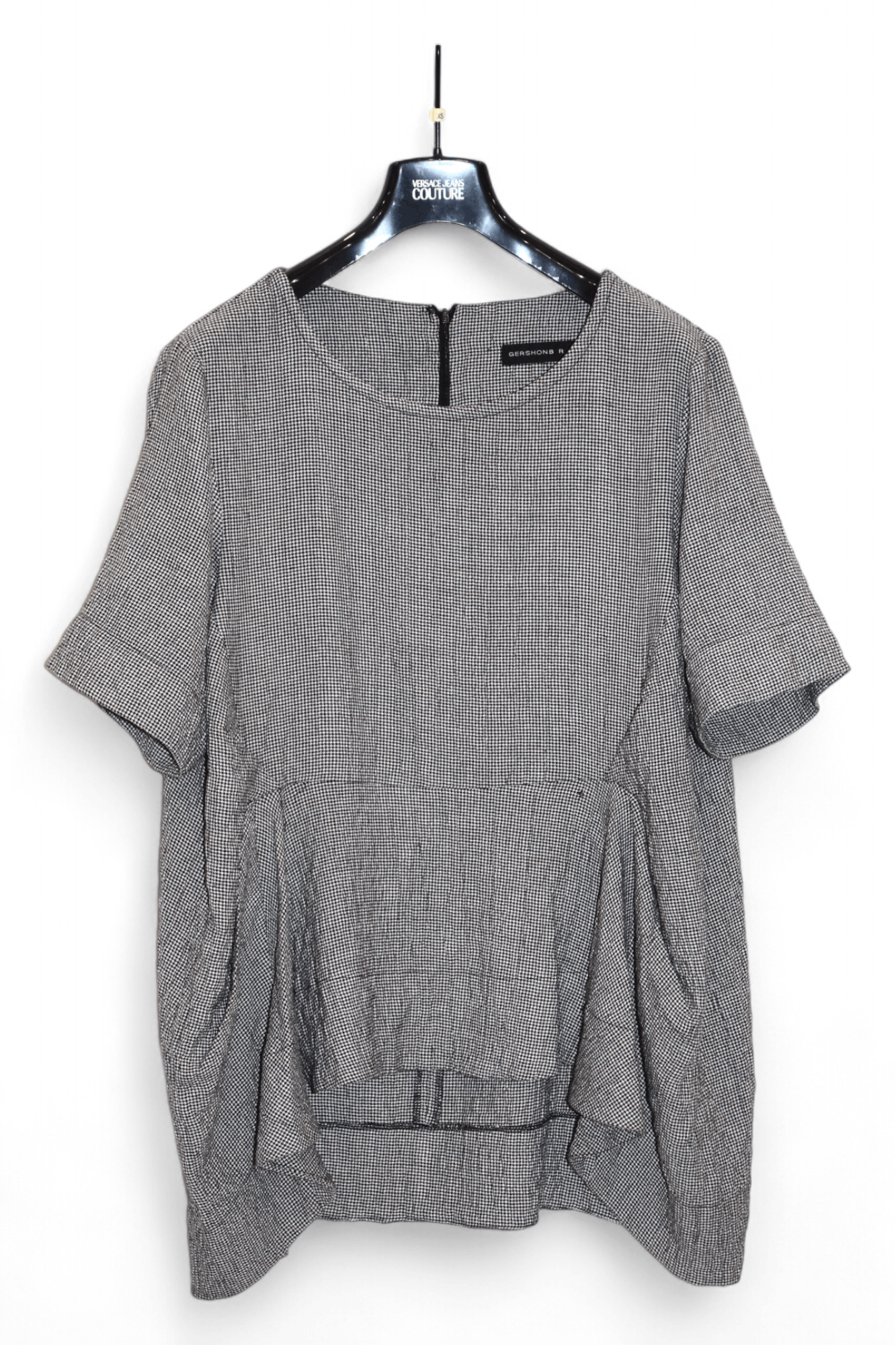 Other Gershon Bram Design Loose Fit Houndstooth Tunic Dress Size L / US 10 / IT 46 - 12 Thumbnail