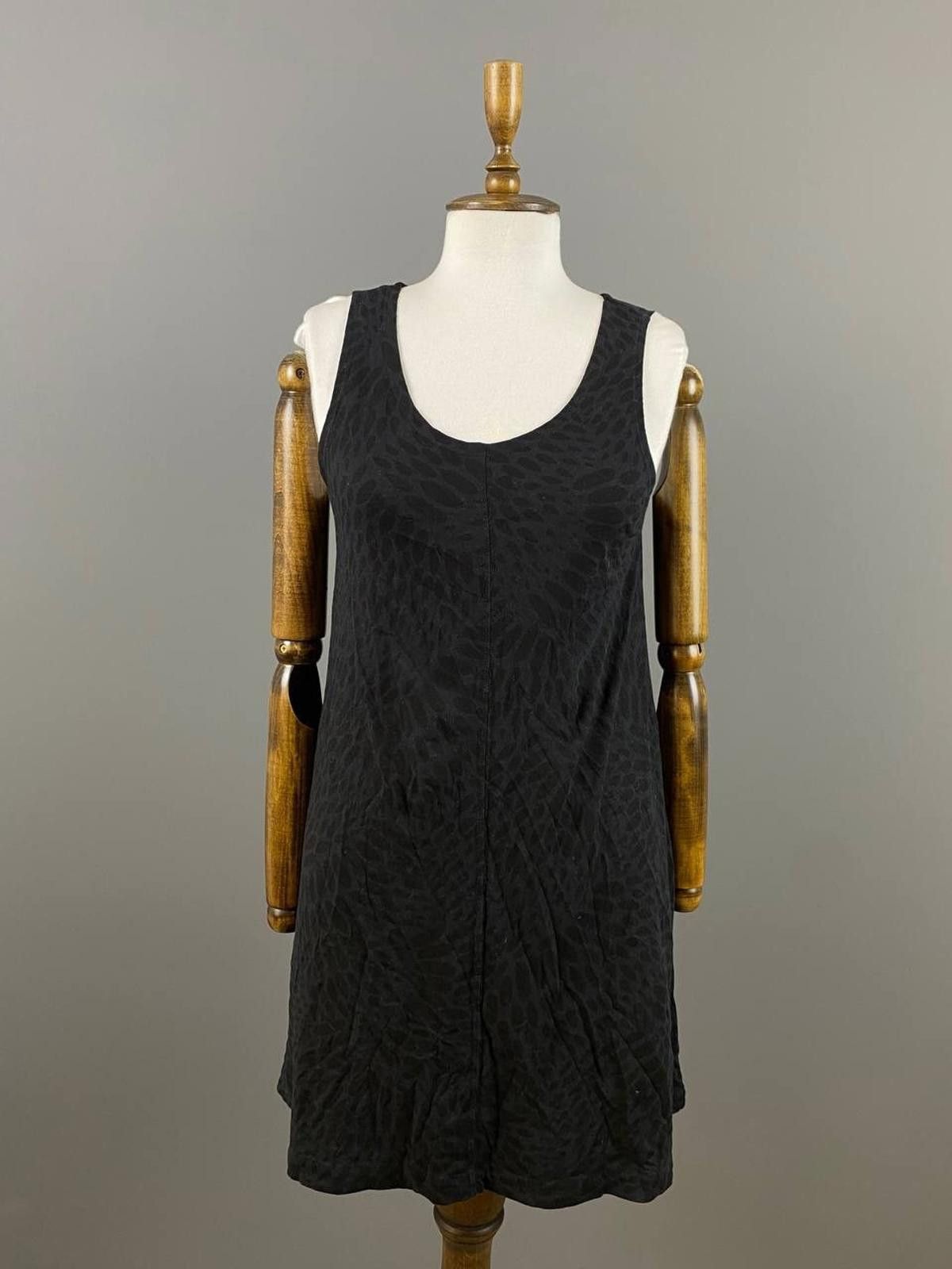Designer Gudrun Sjoden Black Relaxed Tunic Blouson Dress Size S Size S / US 4 / IT 40 - 1 Thumbnail