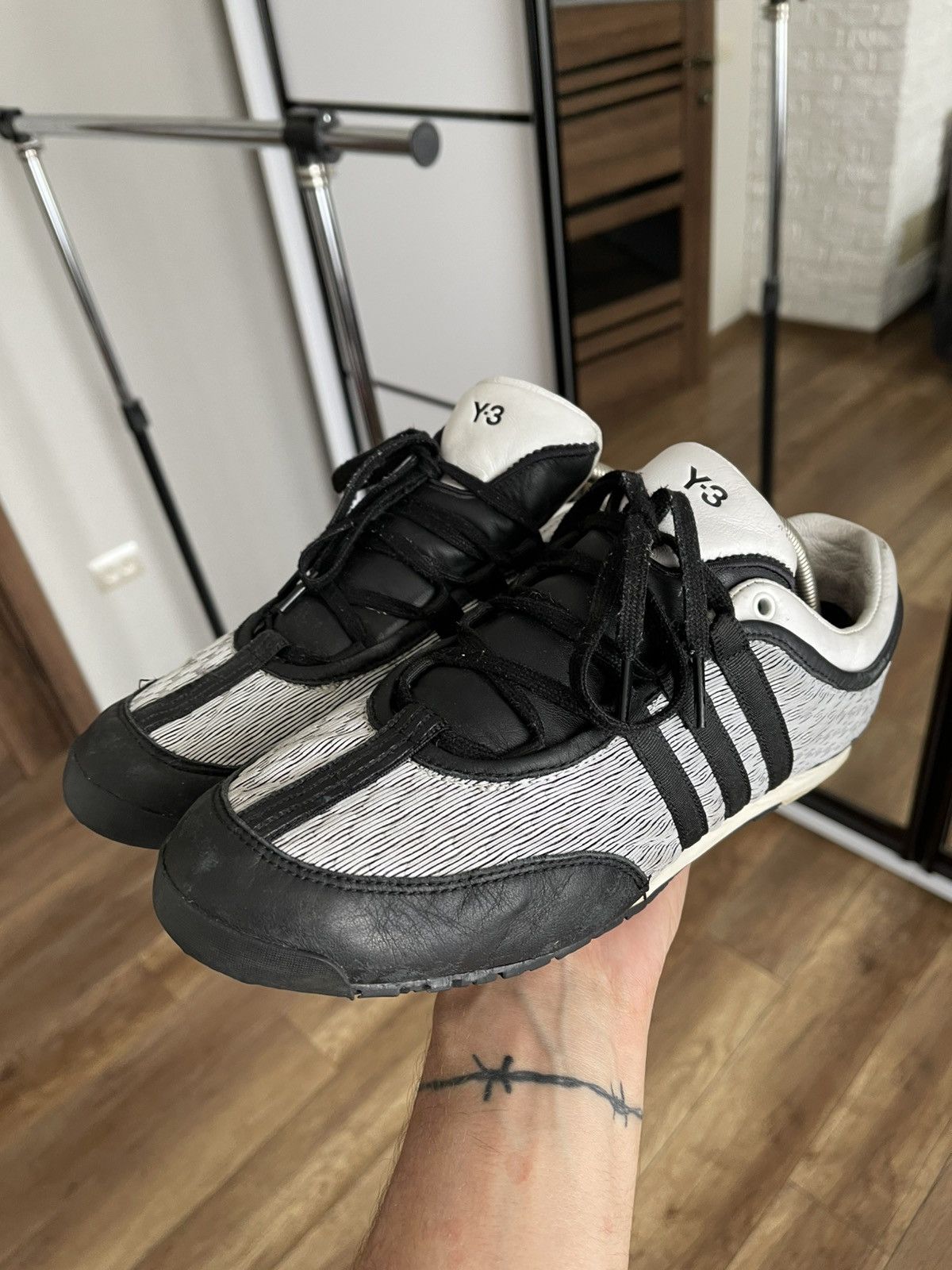 Y-3 Adidas Y-3 Yohji Yamamoto Sneakers Shoes Low Top Size US 9 / EU 42 - 3 Thumbnail