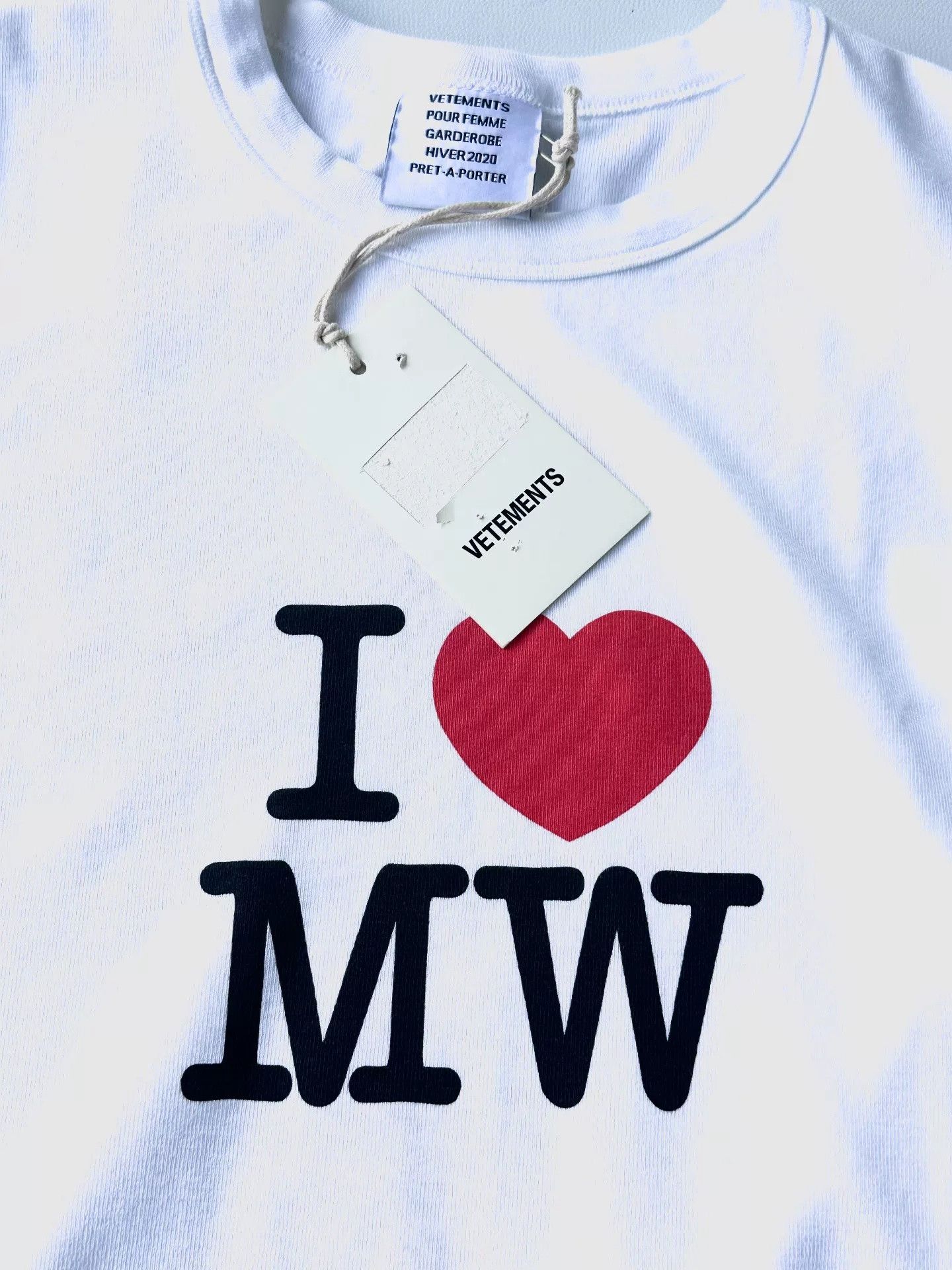 Vetements Vetements I Love MW Short Sleeve Size US S / EU 44-46 / 1 - 2 Thumbnail