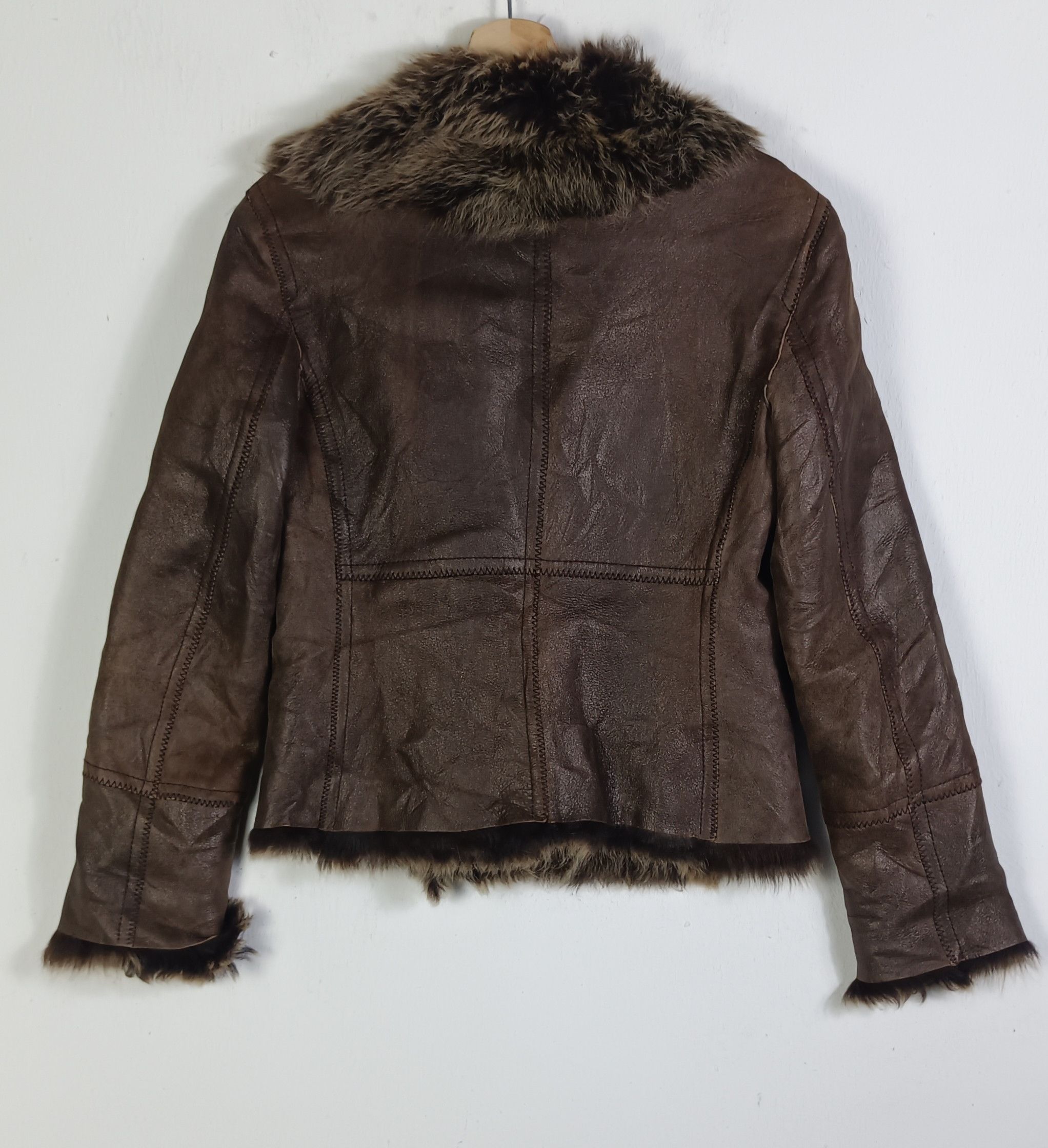 STRENESSE Vintage💥 Strenesse Blue RIRI zipper Learther Jacket Size US S / EU 44-46 / 1 - 3 Thumbnail