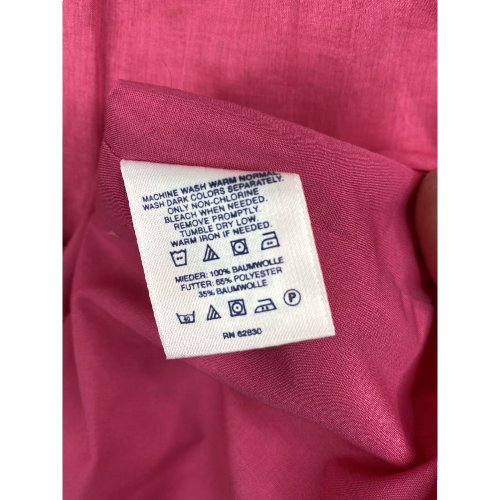 Lands' End VINTAGE? no, Lands' End Dress Sz 10 Pink Sleeveless 100% Cotton Pleated Ruffle Lightweight NWT Size L / US 10 / IT 46 - 6 Thumbnail