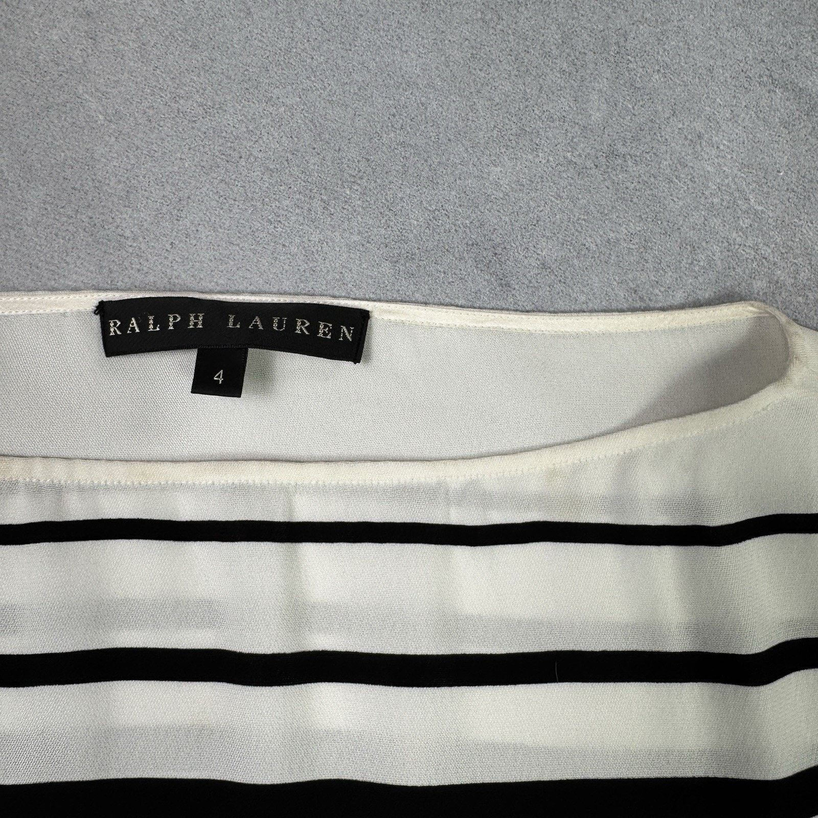 Ralph Lauren Ralph Lauren Black Label Linette Stripe Tunic Size 4 Viscose Size S / US 4 / IT 40 - 6 Thumbnail