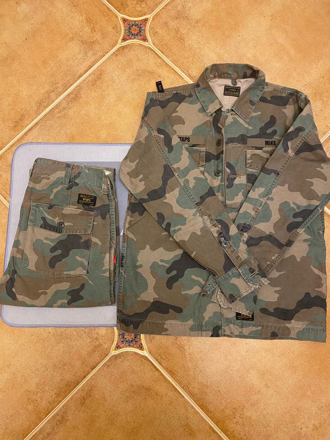 Wtaps WTAPS 15SS Camo Cargo Pants & Jacket Set Size US 29 - 1 Thumbnail