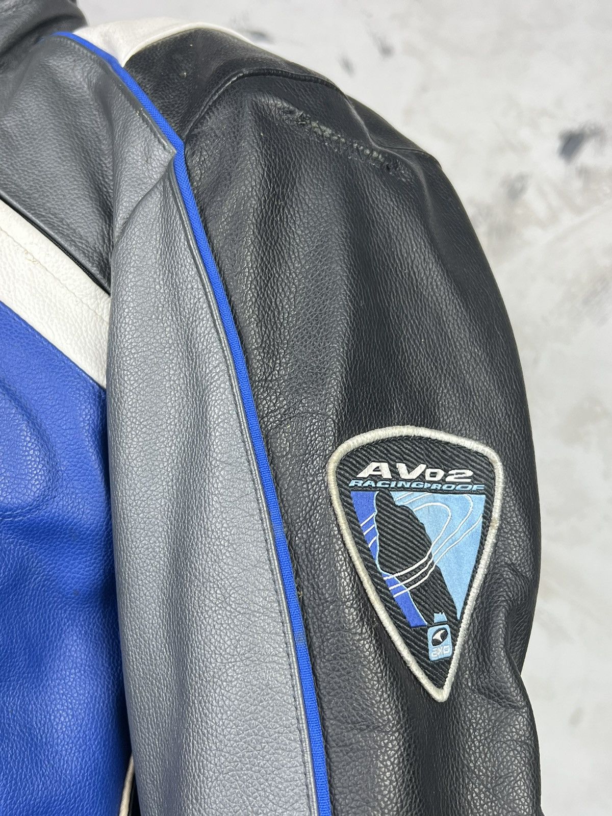 Vintage Vintage AXO Racing Leather Motorcycle Jacket Size M - L Size L / US 10 / IT 46 - 6 Thumbnail