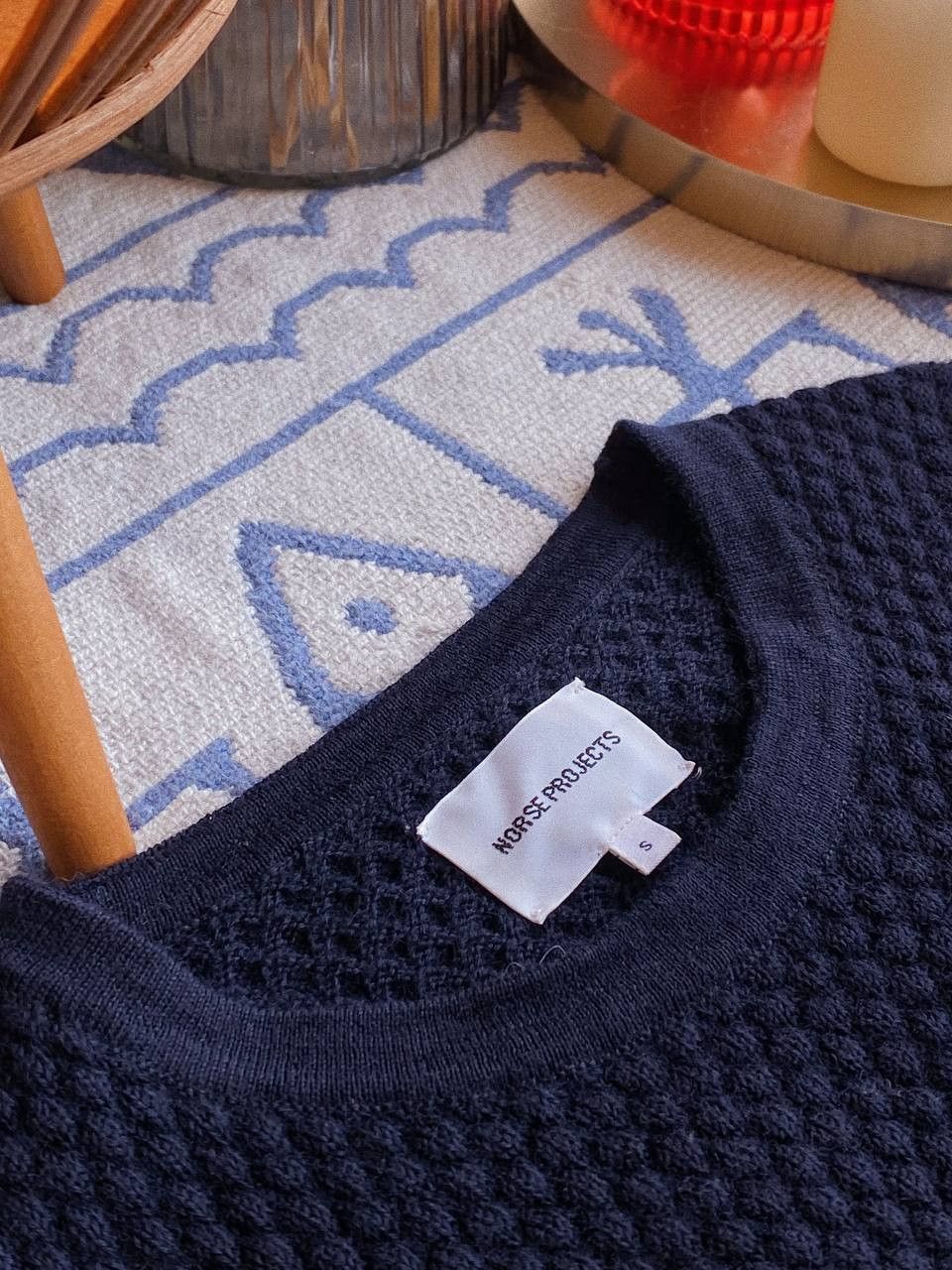 Norse Projects Norse Projects Skagen Bubbles Sweater Navy Size US S / EU 44-46 / 1 - 5 Thumbnail