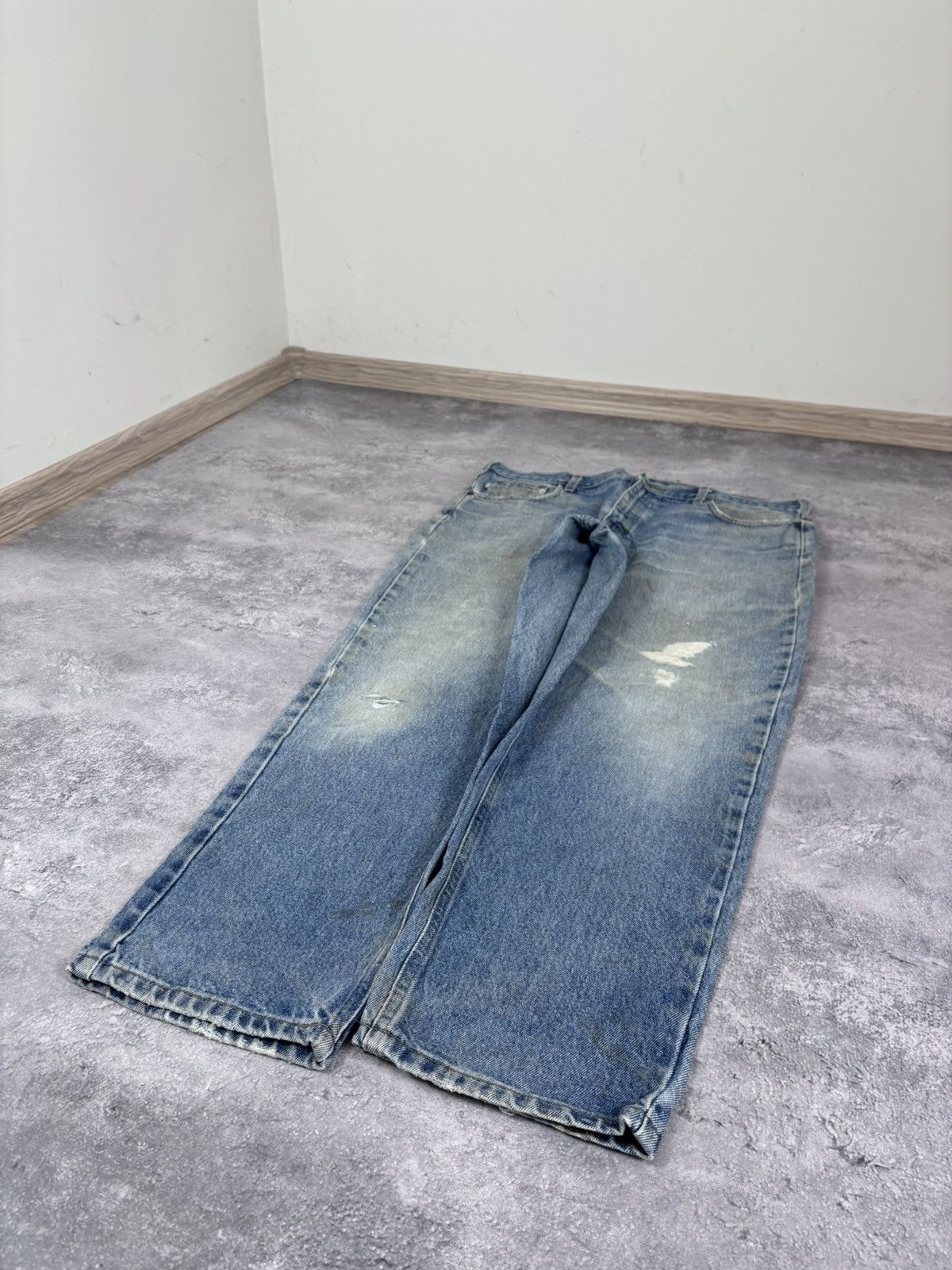 Carhartt Vintage Carhartt Men’s Denim Jeans Faded Light Blue Workwear Size US 38 / EU 54 - 8 Thumbnail