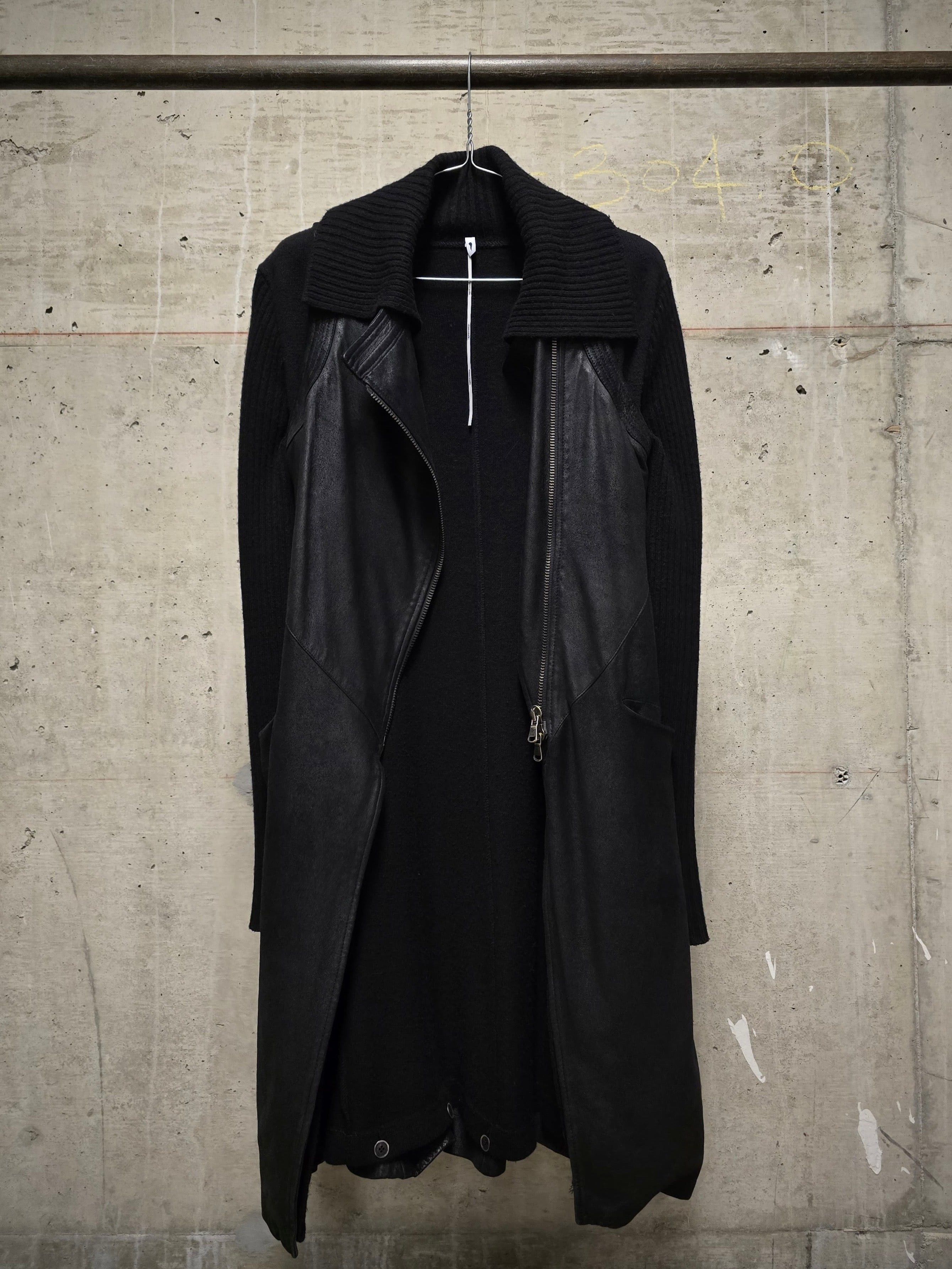 Masnada MASNADA Asymmetric Lamb Leather Zip Vest Size XXS / US 00 / IT 34 - 7 Thumbnail