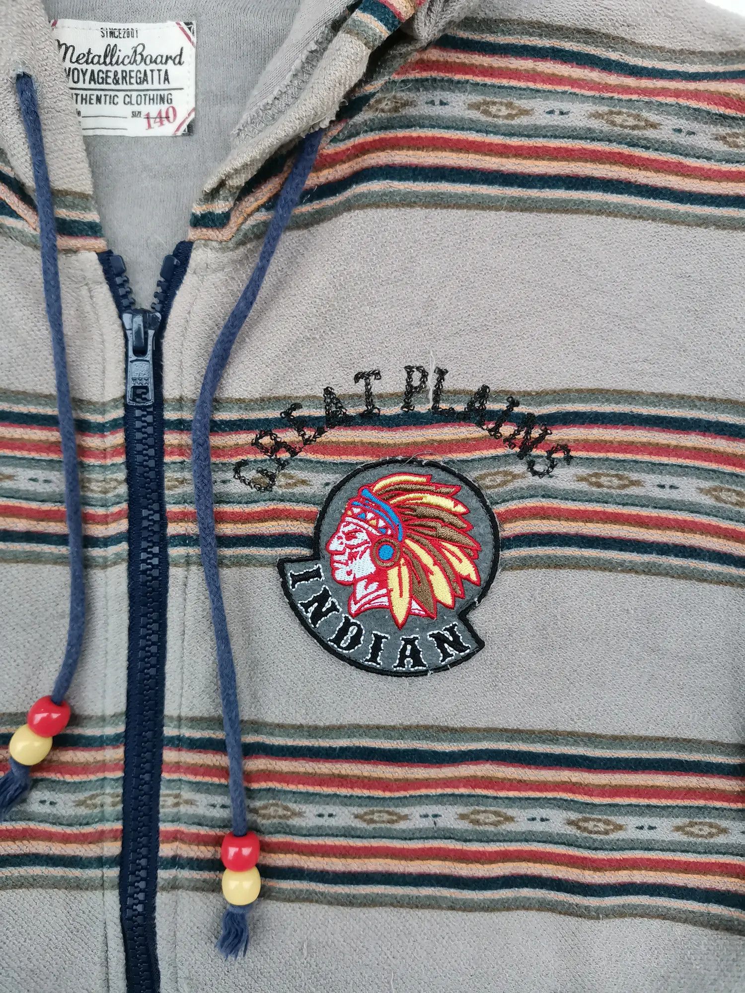 Other Great Plains Indian Zipper Hoodie Sweatshirt Size US S / EU 44-46 / 1 - 5 Thumbnail