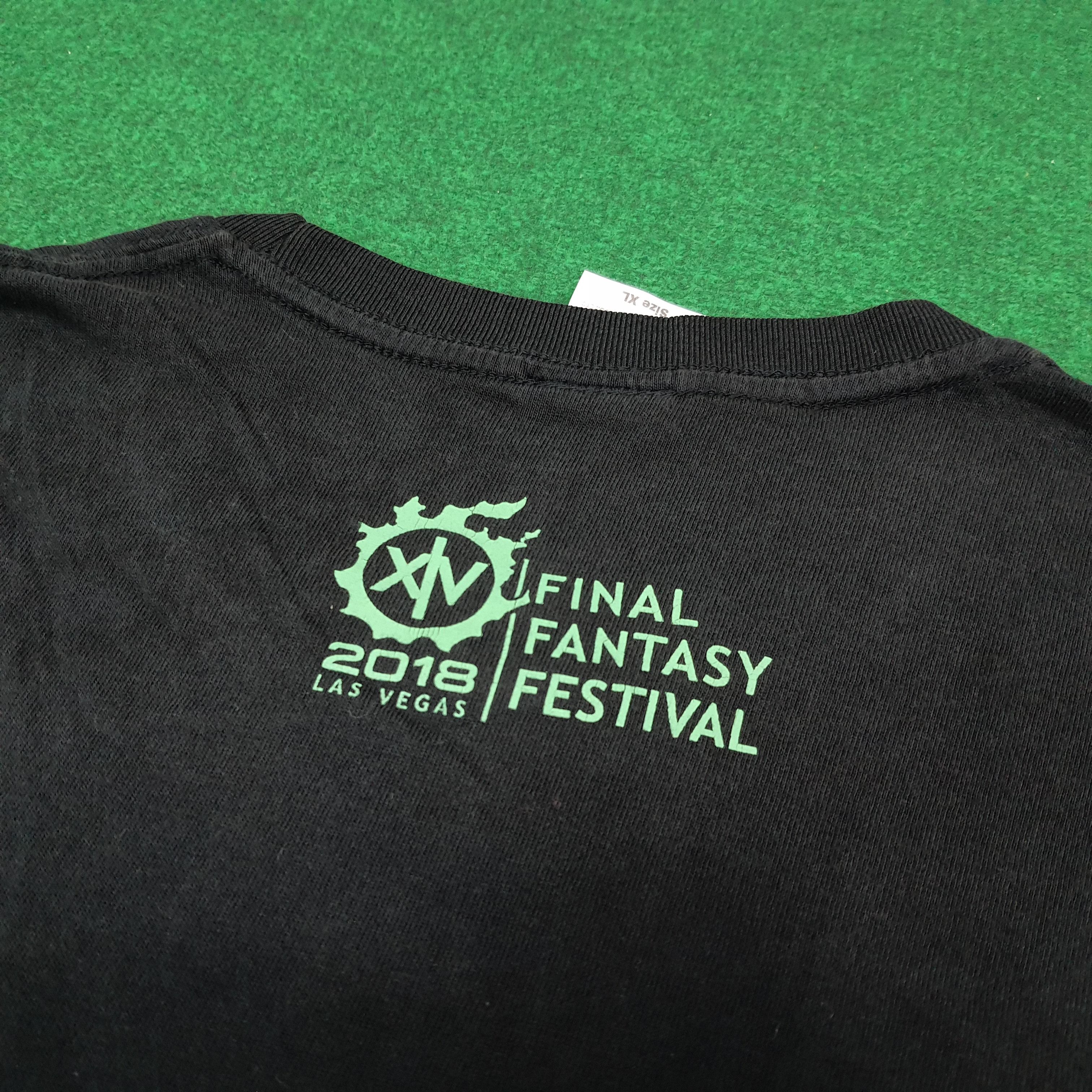 The Game Vintage Final Fantasy XIV 2018 Fan Fest Merc Tshirt C276N26 Size US L / EU 52-54 / 3 - 4 Thumbnail