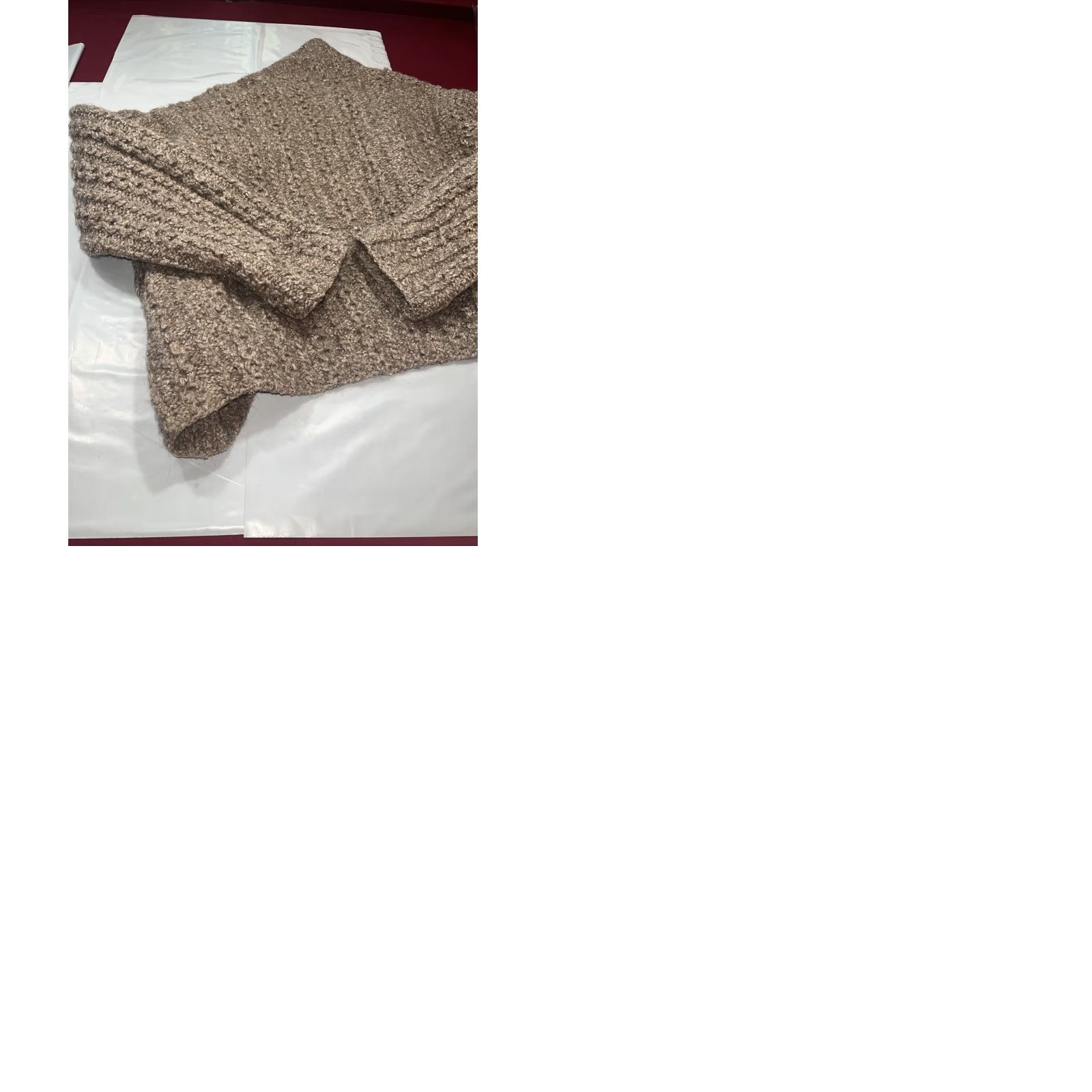 Vintage VINTAGE Purple Mountain Brown Sweater Wool Hand Knit Cardigan Toggle Button Cowl Neck S Women Cardigan Knit Chunky Bohemian Fall Winter Classic Size S / US 4 / IT 40 - 10 Thumbnail