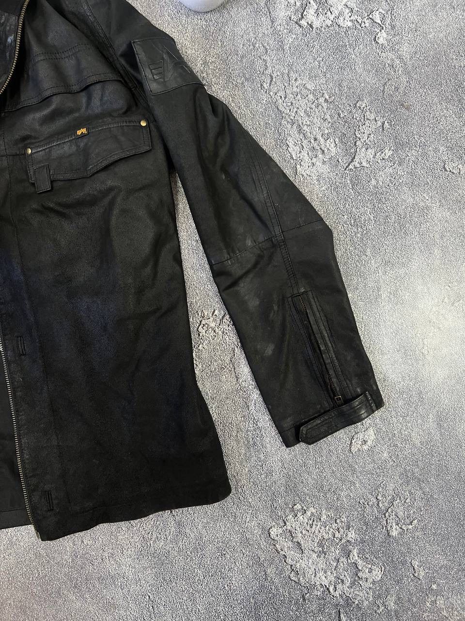 Alpha Industries Vintage 90s Alpha Industries Leather Jacket Flight US L Size US L / EU 52-54 / 3 - 9 Thumbnail