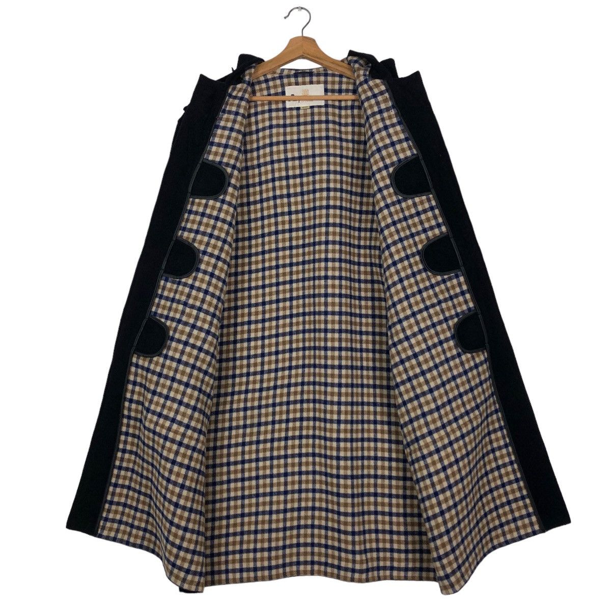 Aquascutum 🔥Vintage Long Duffle Jacket Aquascutum Wool Tartan Lining Size US M / EU 48-50 / 2 - 15 Thumbnail