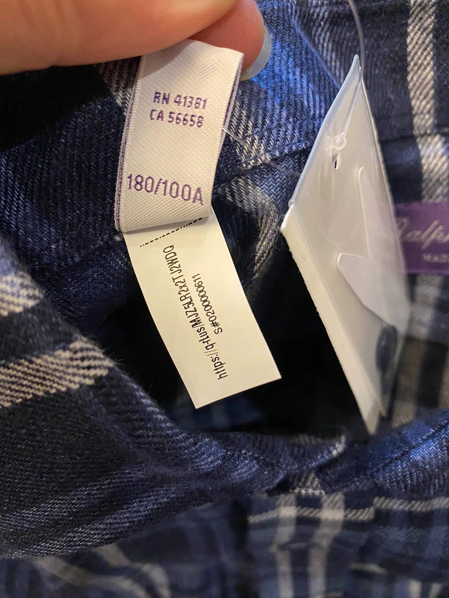 RRL Ralph Lauren RRL Purple Label 100% Linen Check Shirt L Italy New Size US L / EU 52-54 / 3 - 6 Thumbnail