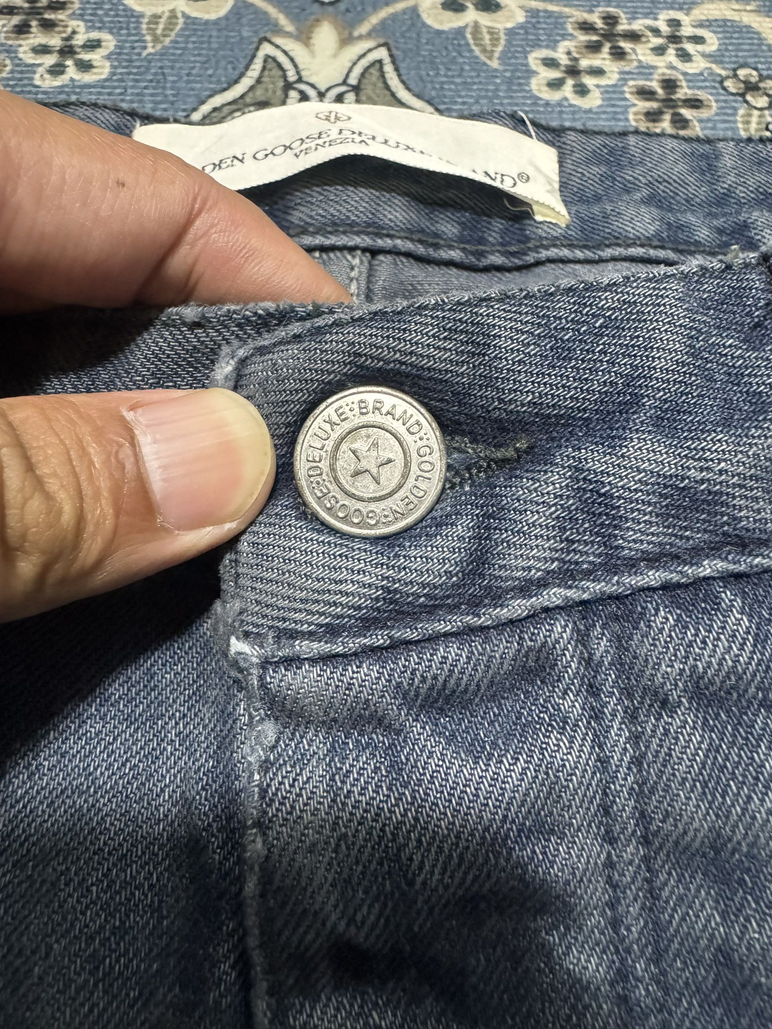 Designer × Golden Goose Golden Goose Deluxe Brand Venezia DB Happy Classic Jeans Size US 31 - 5 Thumbnail