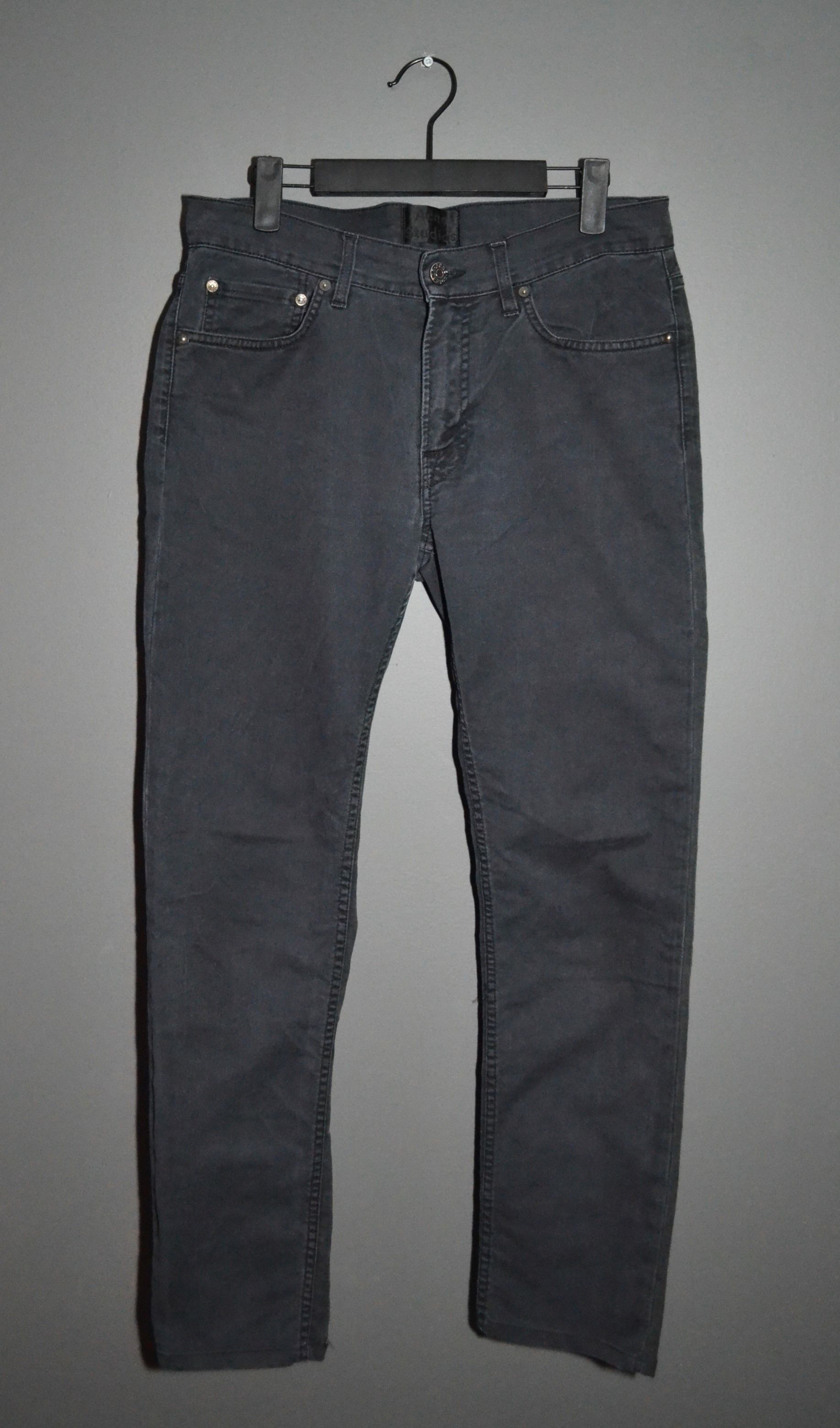 Acne Studios Acne Studios Ace Ups Black Jeans Stretch 31 34 Size US 31 - 1 Thumbnail