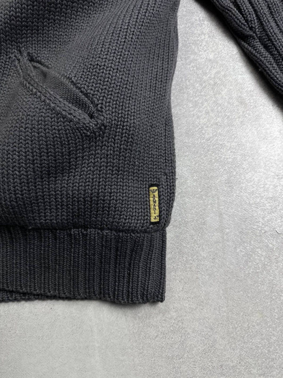 Armani Vintage Armani Knit Fur Hood Avantgarde Y2K Knit Sweater XS Size US XS / EU 42 / 0 - 8 Thumbnail