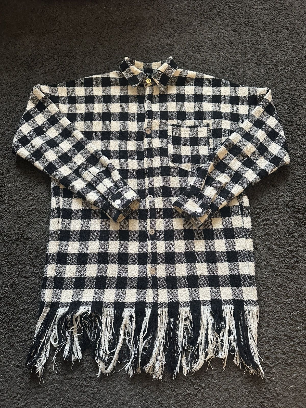 Palm Angels Palm Angels wool shirt Size US S / EU 44-46 / 1 - 1 Thumbnail