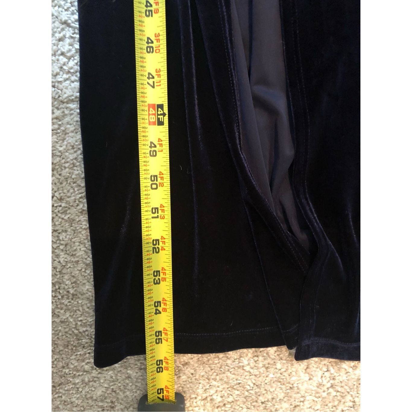 Other Windsor Women’s Navy Blue Sequin and Velvet One Shoulder El Size L / US 10 / IT 46 - 6 Thumbnail